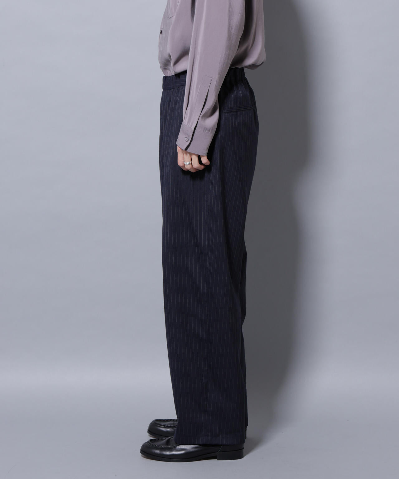 「大人のワイドパンツ」TWソロテックスワイドイージースラックス 6685227201