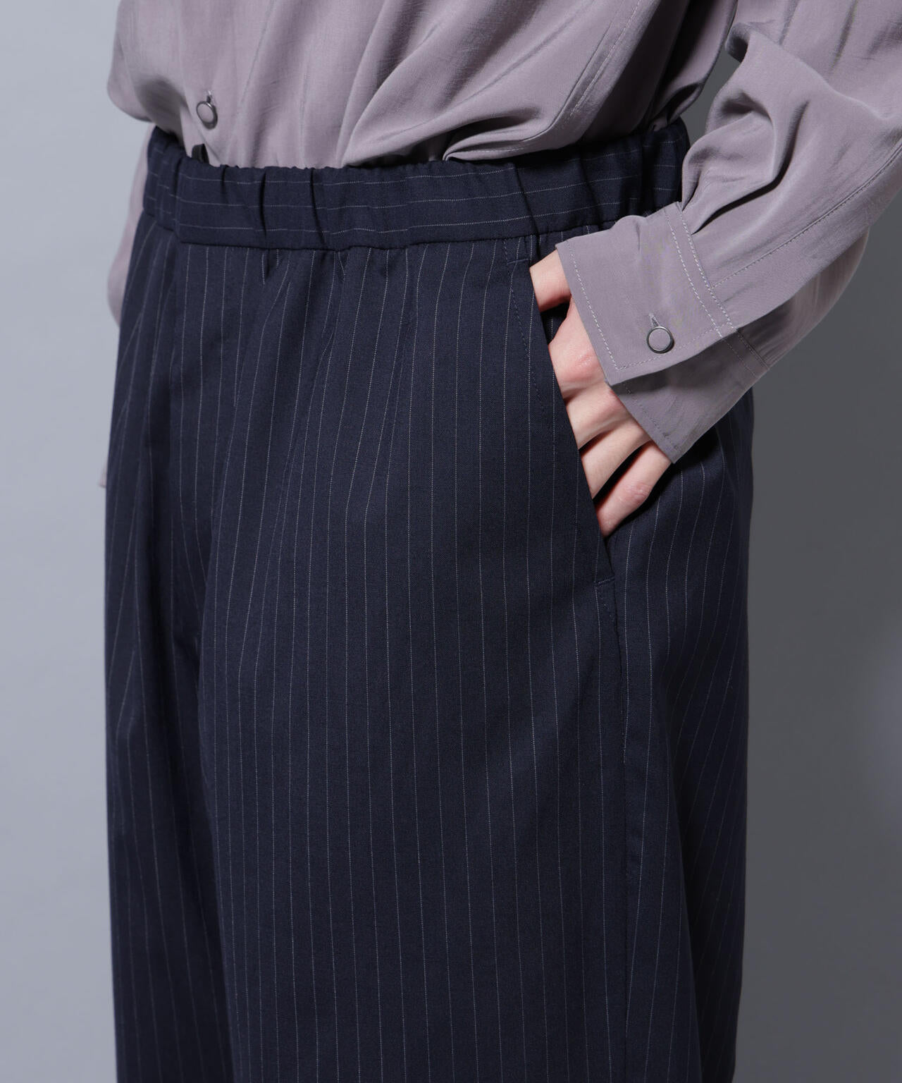 「大人のワイドパンツ」TWソロテックスワイドイージースラックス 6685227201