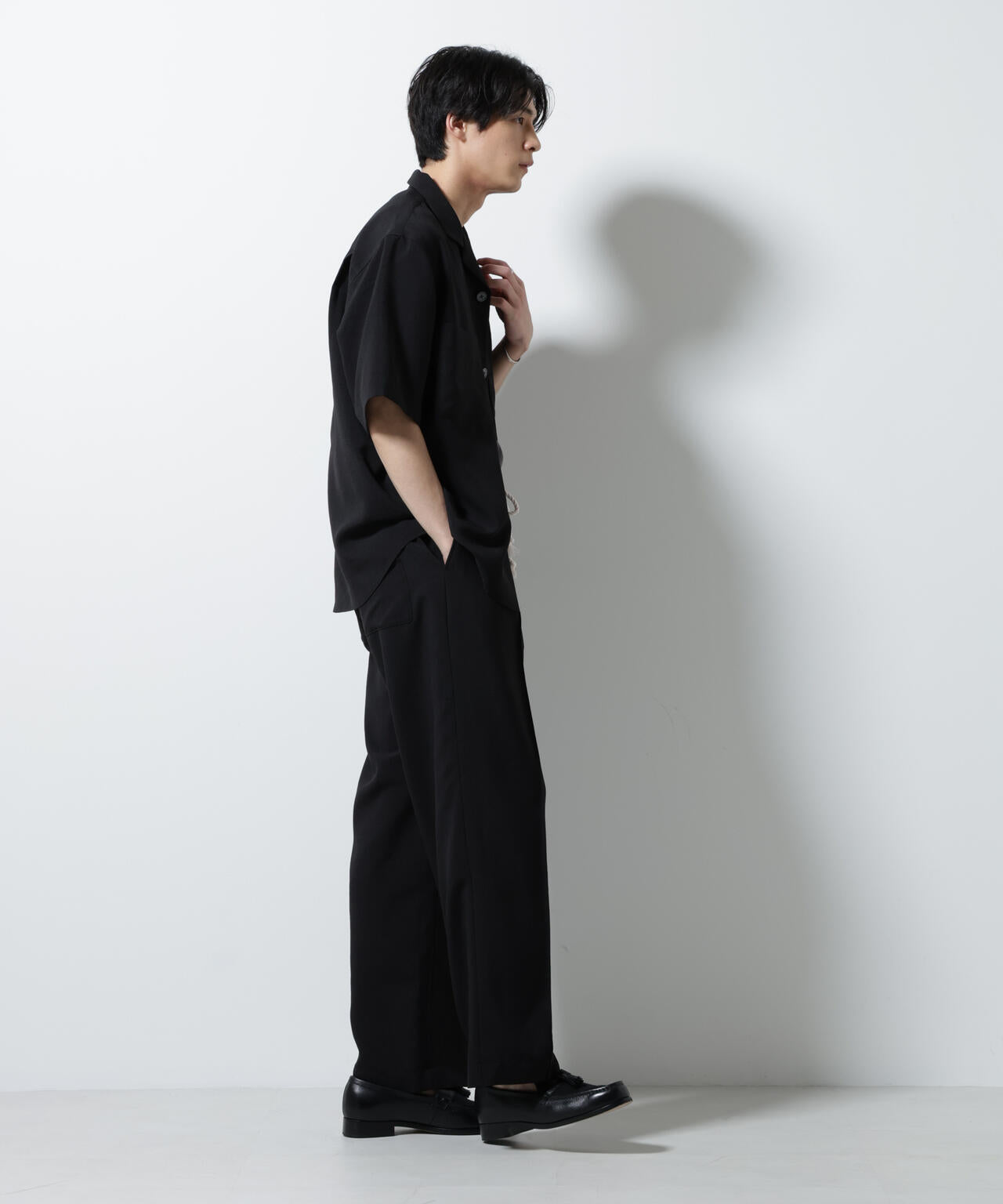 メランジドライイージーテーパードパンツ(セットアップ可) 6685227202