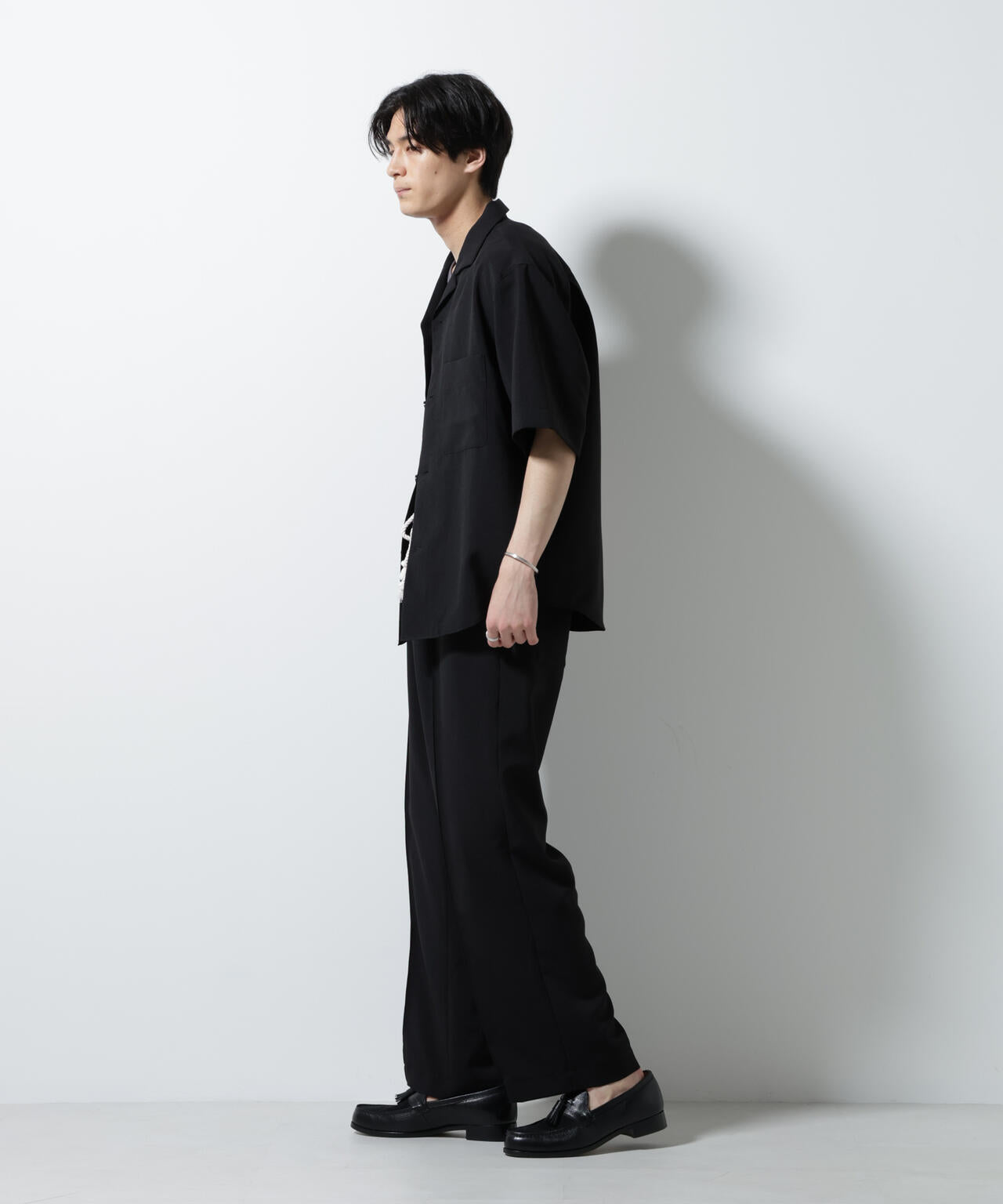 メランジドライイージーテーパードパンツ(セットアップ可) 6685227202