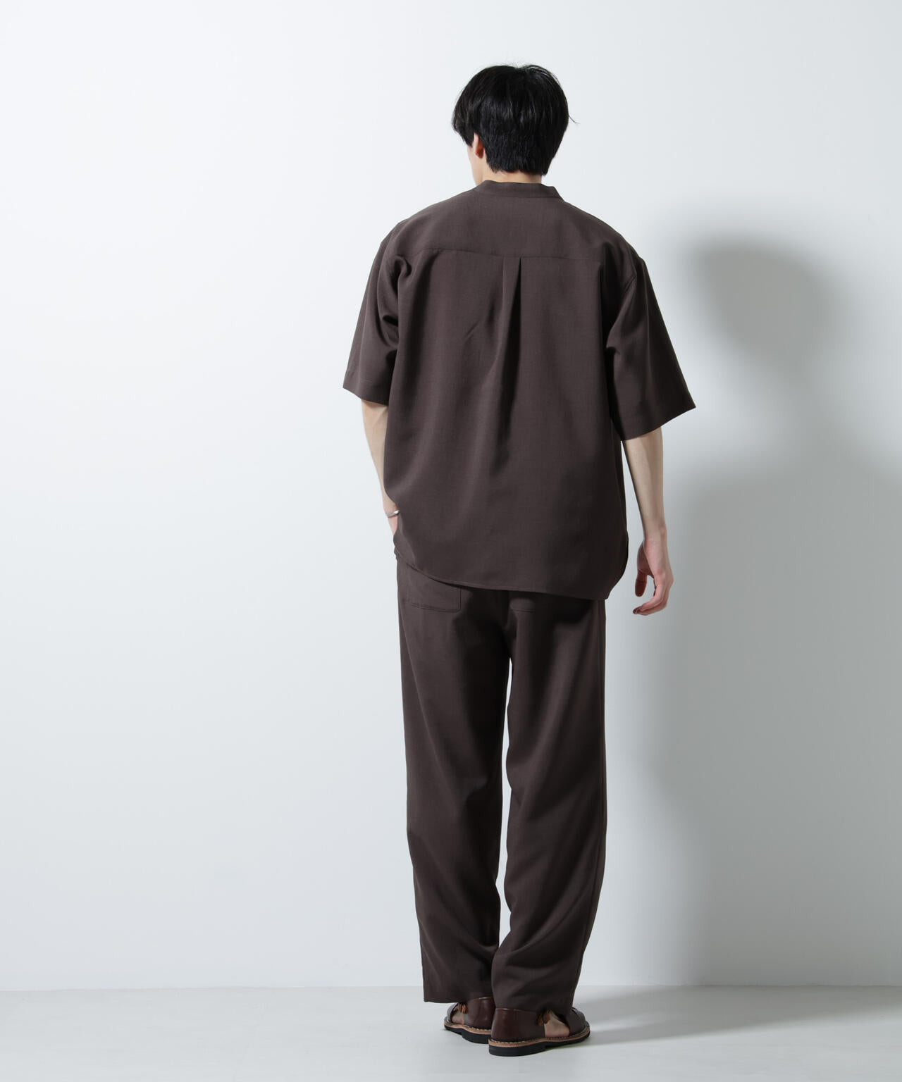 メランジドライイージーテーパードパンツ(セットアップ可) 6685227202