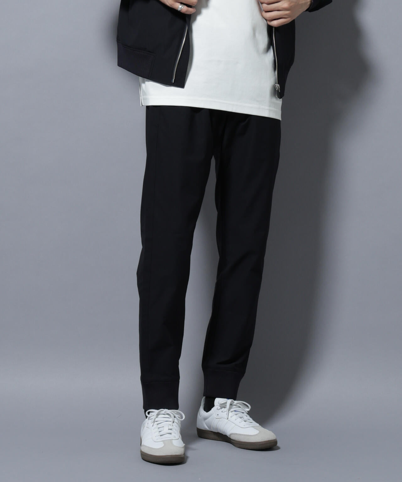 「N TROUSERS BASIC」TEXBRID(R) ジョガーパンツ/ストレッチ・撥水(セットアップ可) 6685227204