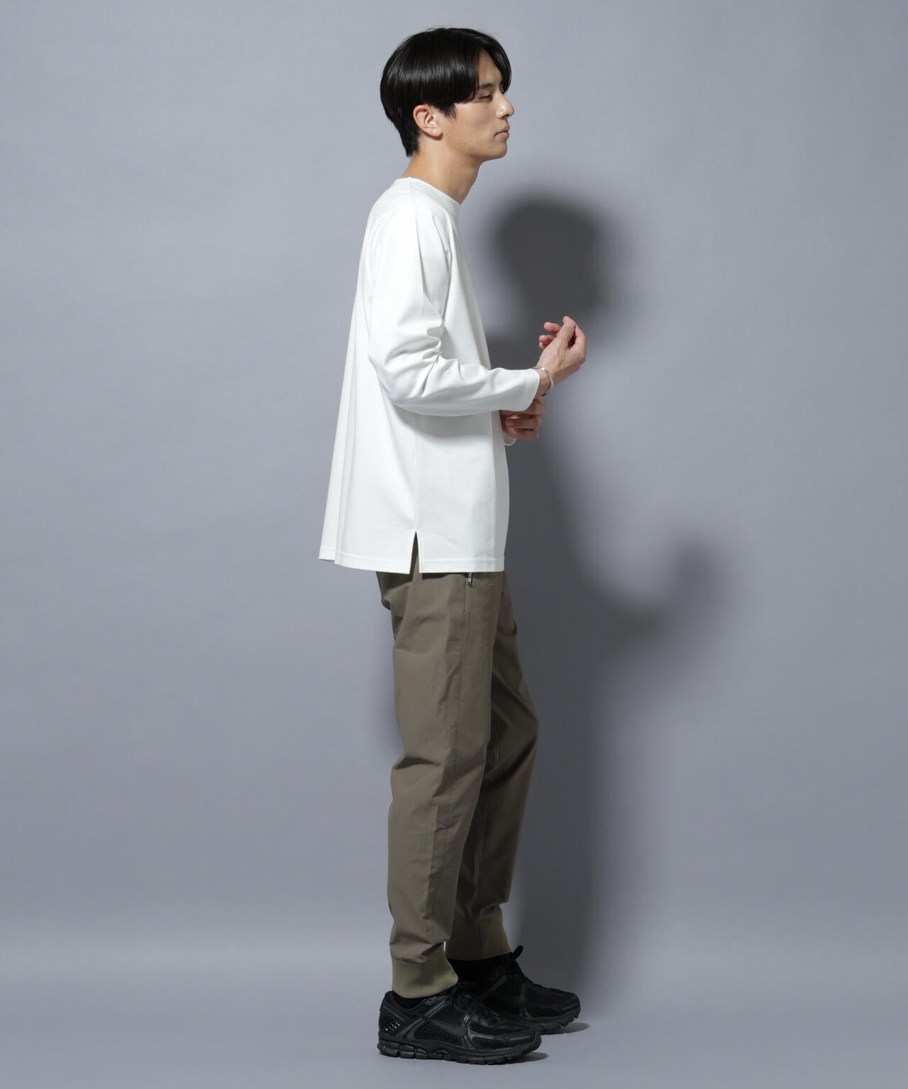 「N TROUSERS BASIC」TEXBRID(R) ジョガーパンツ/ストレッチ・撥水(セットアップ可) 6685227204
