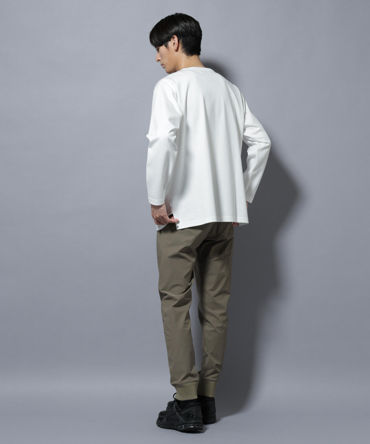 「N TROUSERS BASIC」TEXBRID(R) ジョガーパンツ/ストレッチ・撥水(セットアップ可) 6685227204