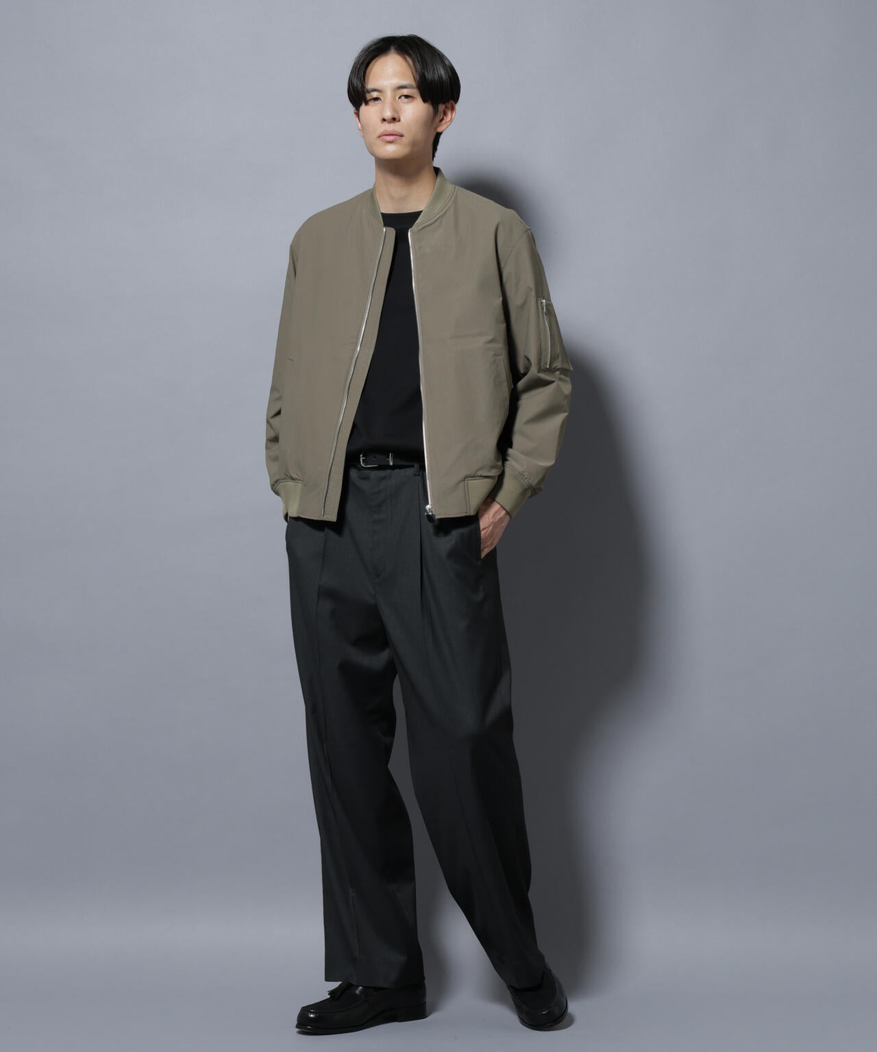 DELEGANTEエアリーサキソニー/CHK/ST ストレートFITパンツ(セットアップ可) 6685227205