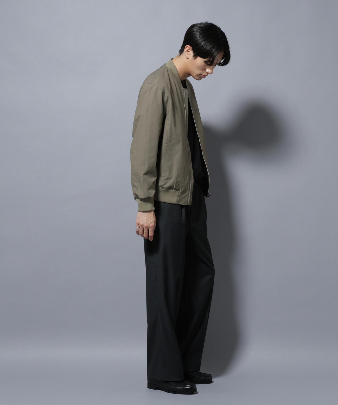 DELEGANTEエアリーサキソニー/CHK/ST ストレートFITパンツ(セットアップ可) 6685227205