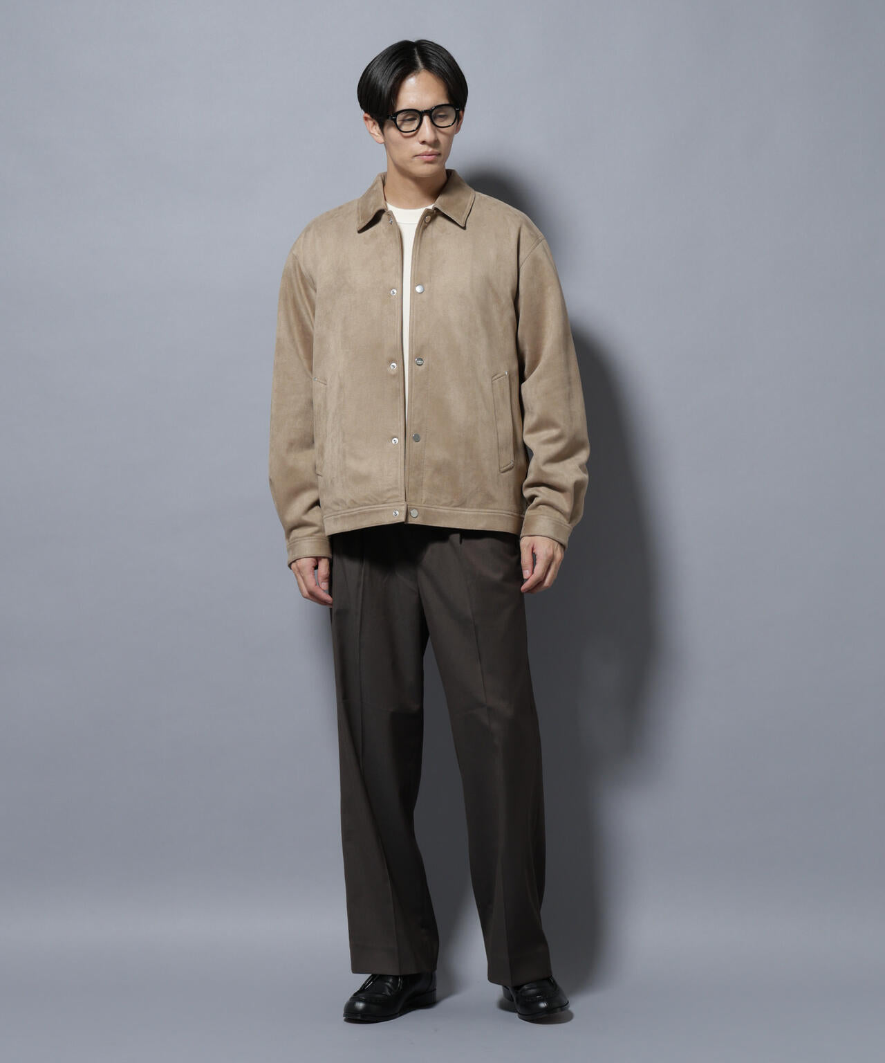 DELEGANTEエアリーサキソニー/CHK/ST ストレートFITパンツ(セットアップ可) 6685227205