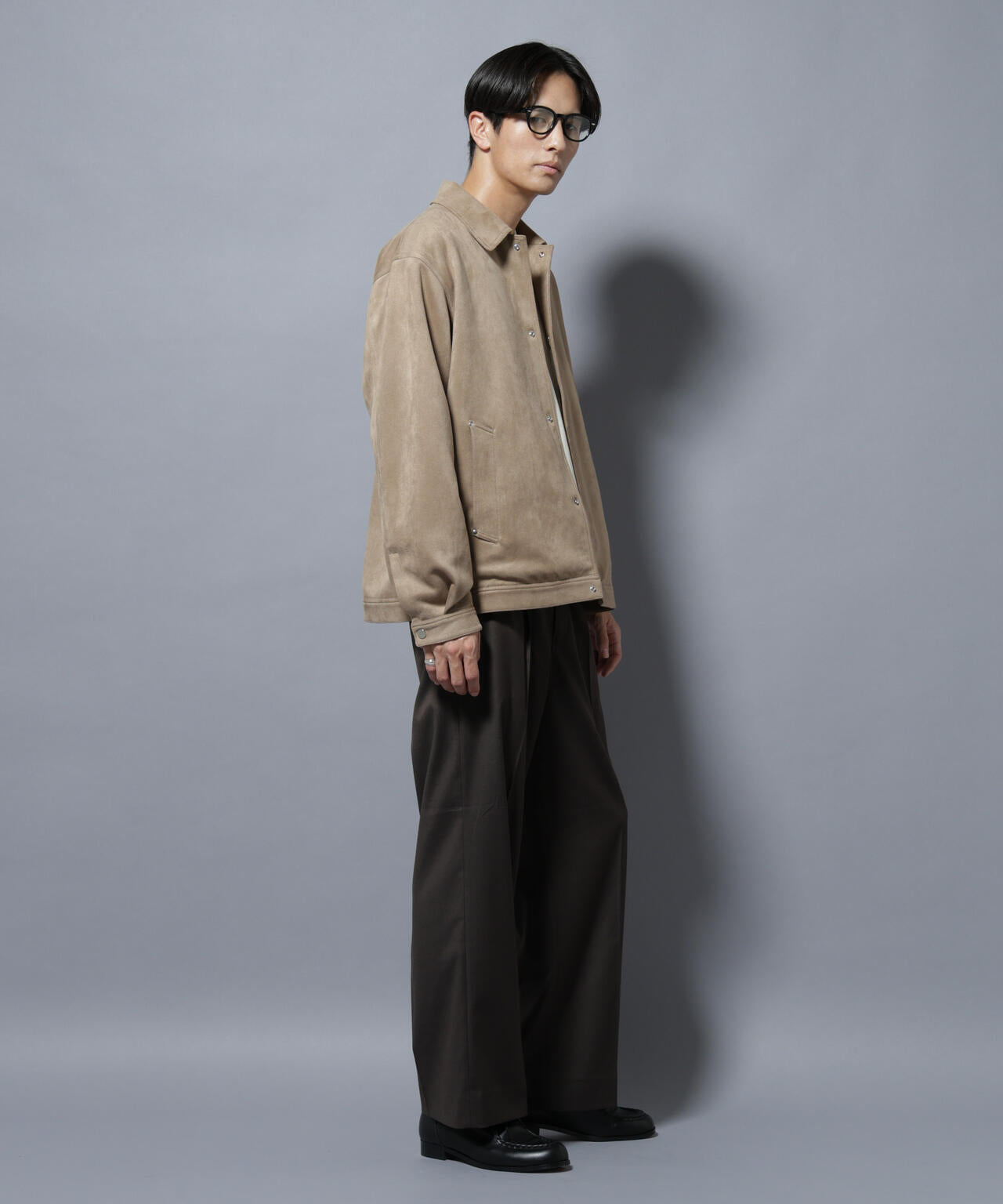 DELEGANTEエアリーサキソニー/CHK/ST ストレートFITパンツ(セットアップ可) 6685227205