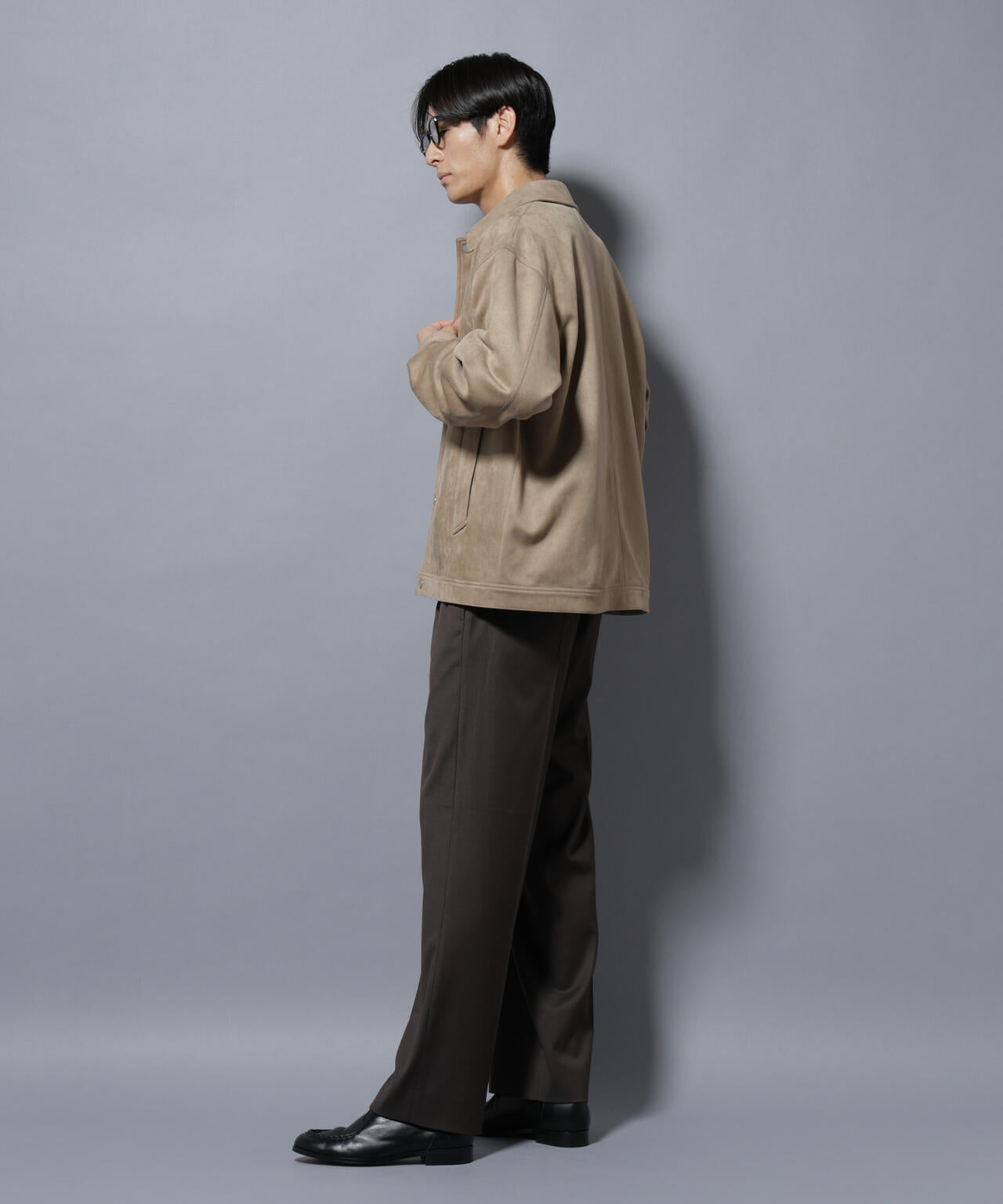 DELEGANTEエアリーサキソニー/CHK/ST ストレートFITパンツ(セットアップ可) 6685227205