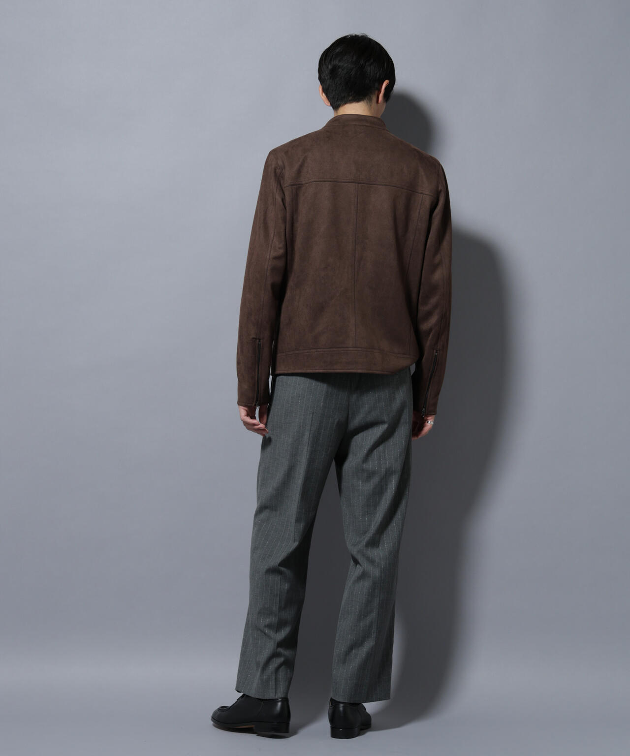 DELEGANTEエアリーサキソニー/CHK/ST ストレートFITパンツ(セットアップ可) 6685227205