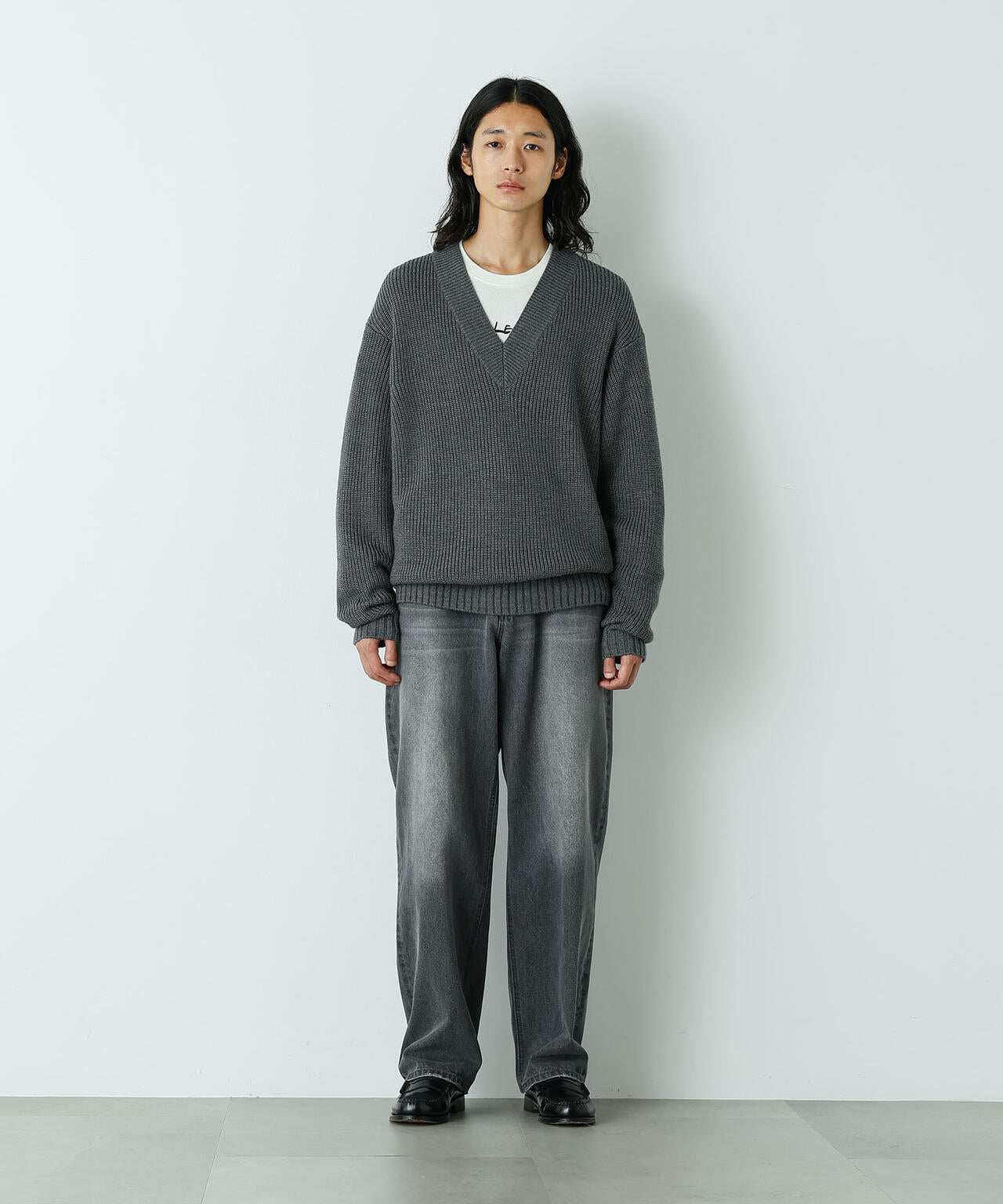 「HOTEL PALACE」 フェードデニム ルーズシルエットパンツ 6685227213