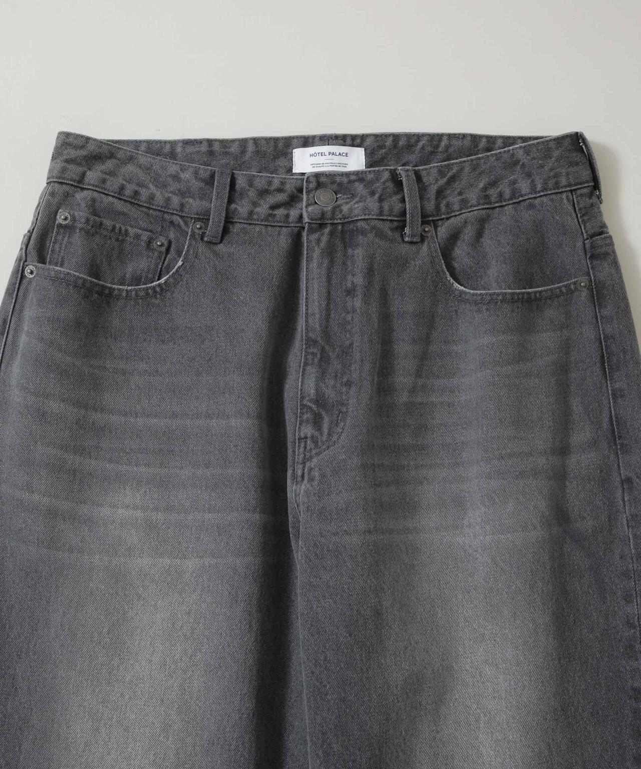 「HOTEL PALACE」 フェードデニム ルーズシルエットパンツ 6685227213
