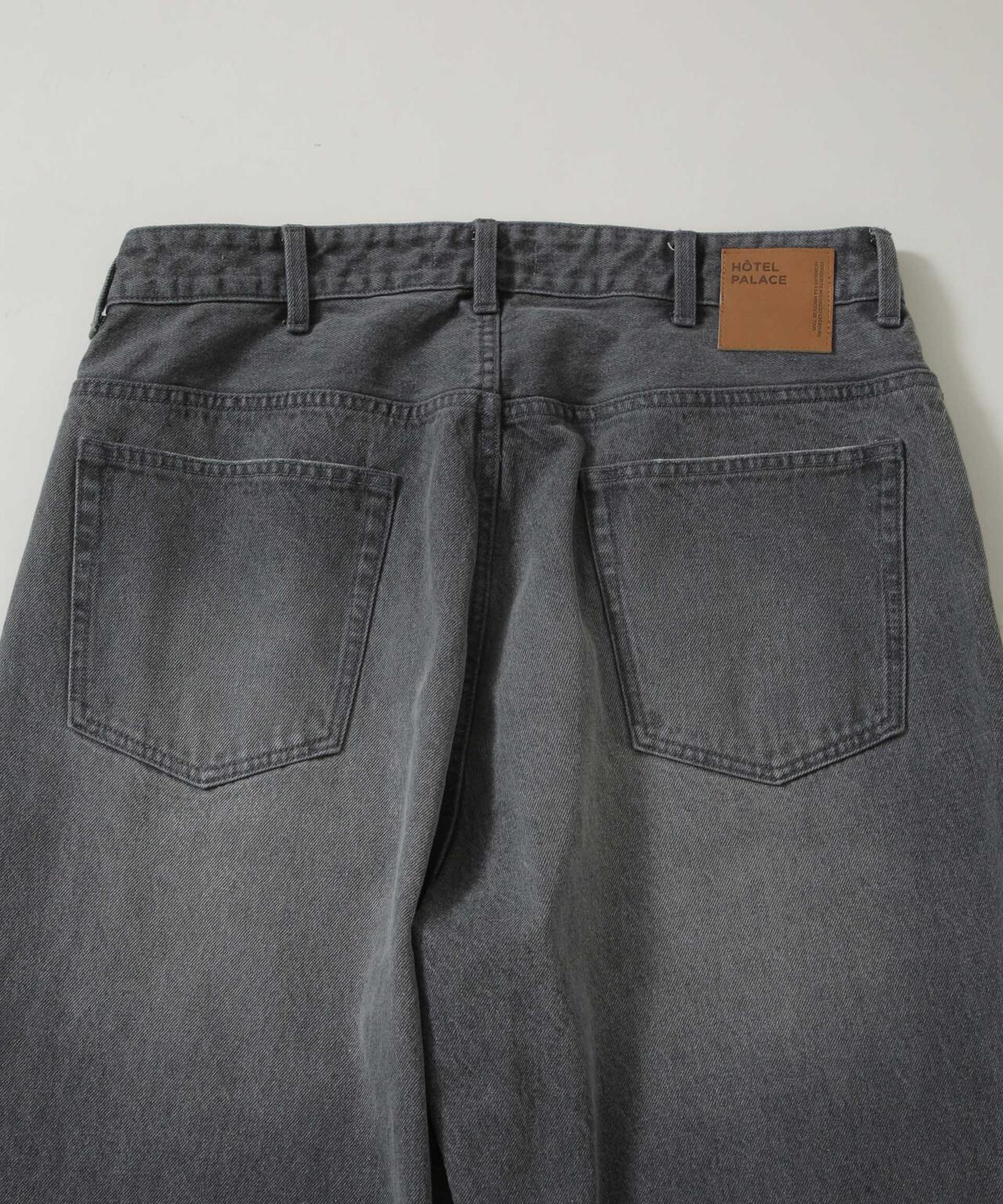 「HOTEL PALACE」 フェードデニム ルーズシルエットパンツ 6685227213