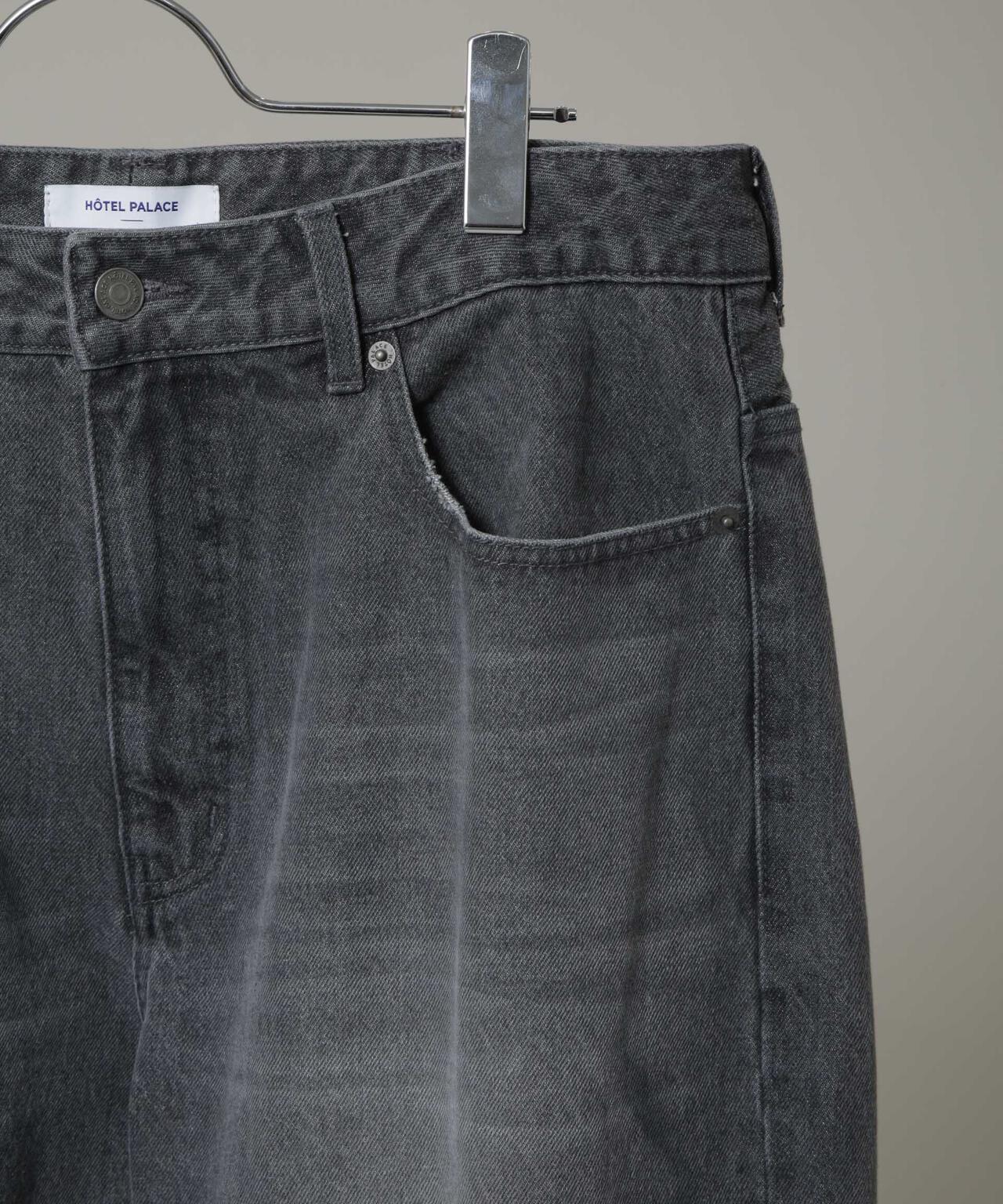 「HOTEL PALACE」 フェードデニム ルーズシルエットパンツ 6685227213