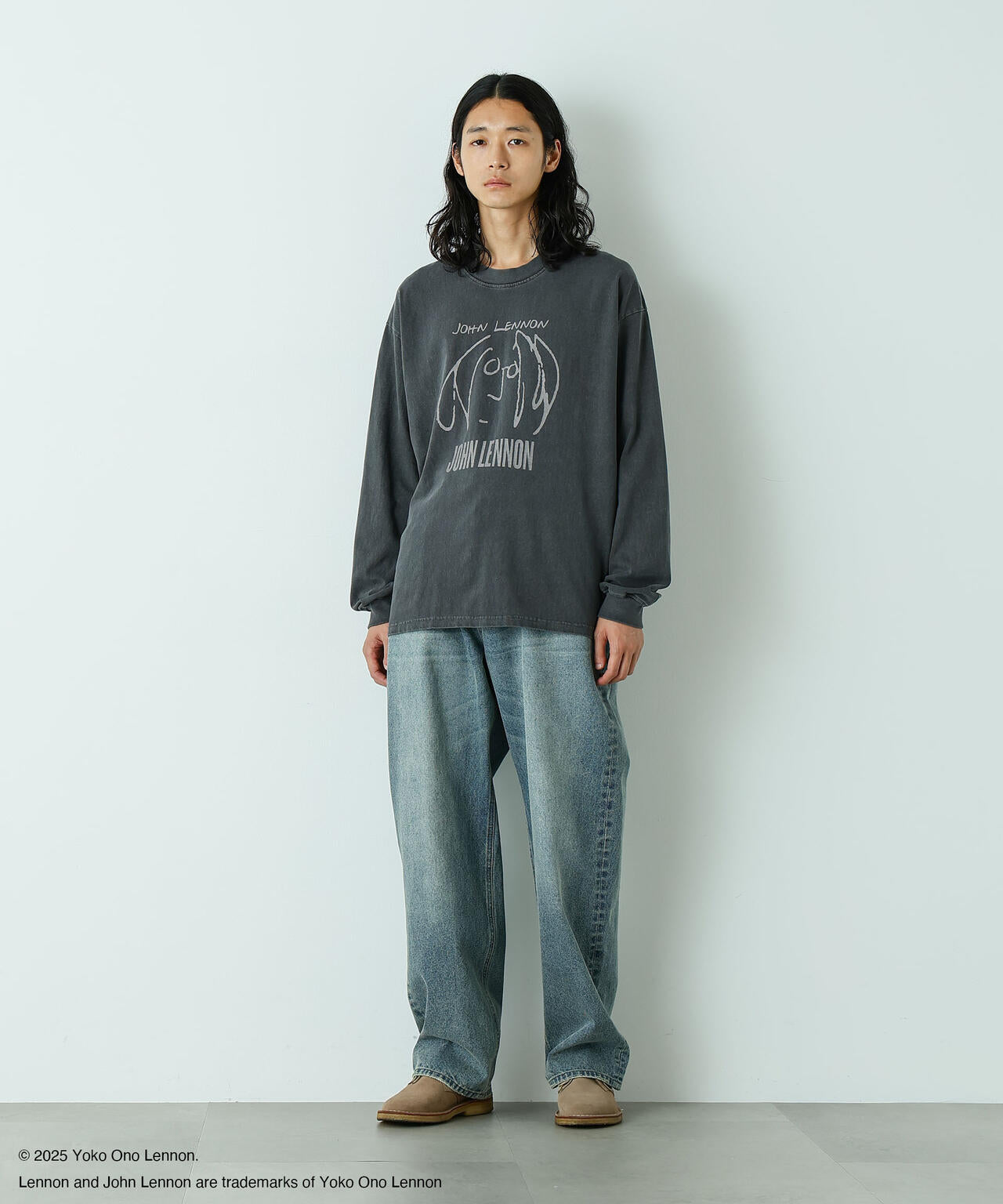 「HOTEL PALACE」 フェードデニム ルーズシルエットパンツ 6685227213