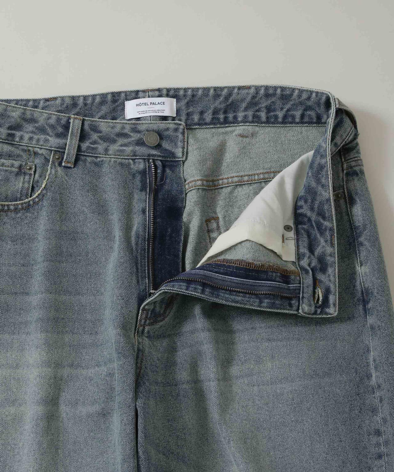 「HOTEL PALACE」 フェードデニム ルーズシルエットパンツ 6685227213