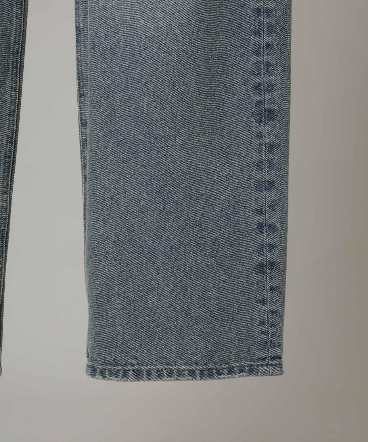 「HOTEL PALACE」 フェードデニム ルーズシルエットパンツ 6685227213