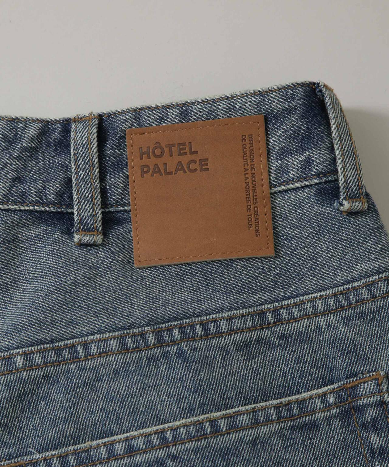 「HOTEL PALACE」 フェードデニム ルーズシルエットパンツ 6685227213