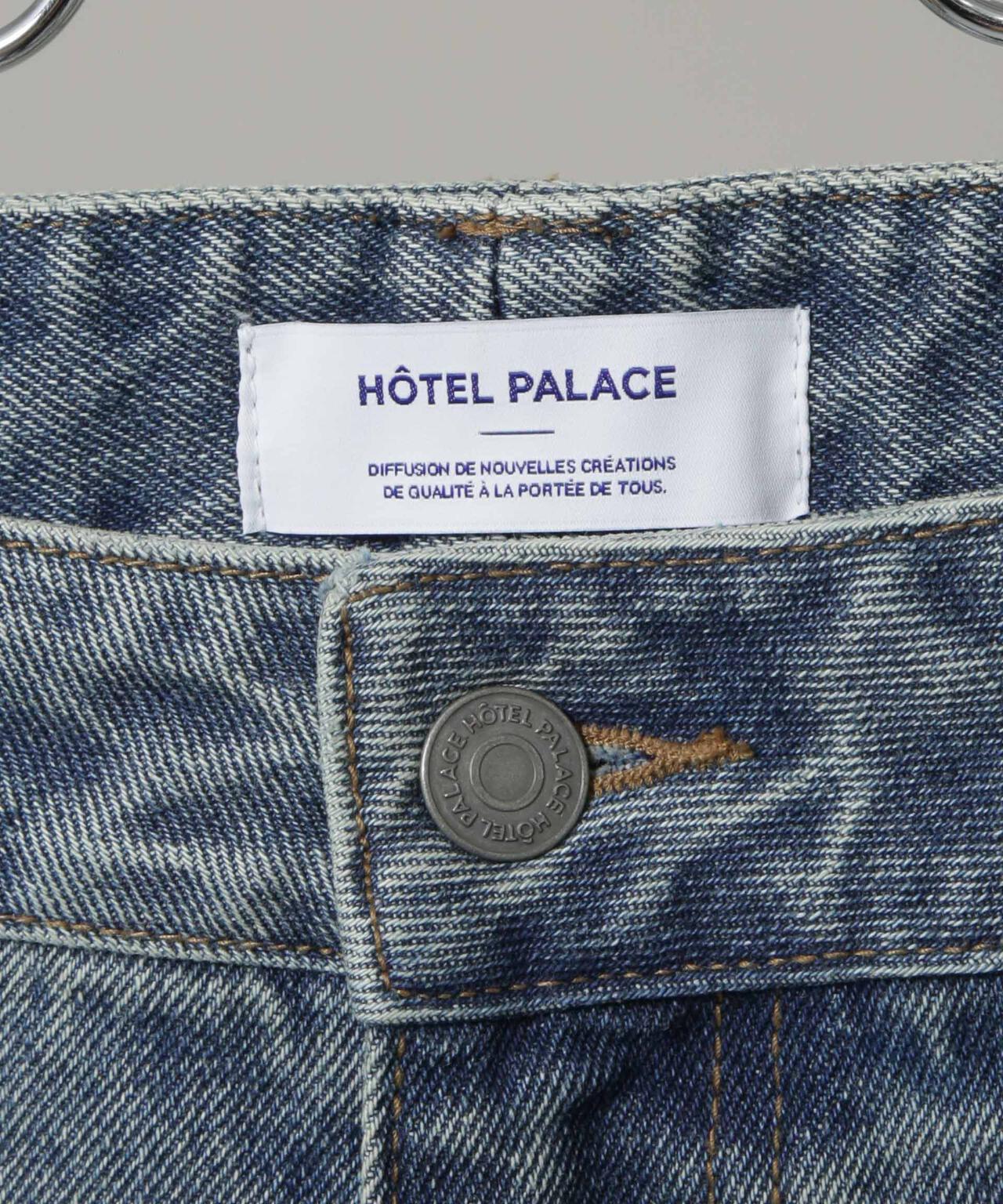 「HOTEL PALACE」 フェードデニム ルーズシルエットパンツ 6685227213