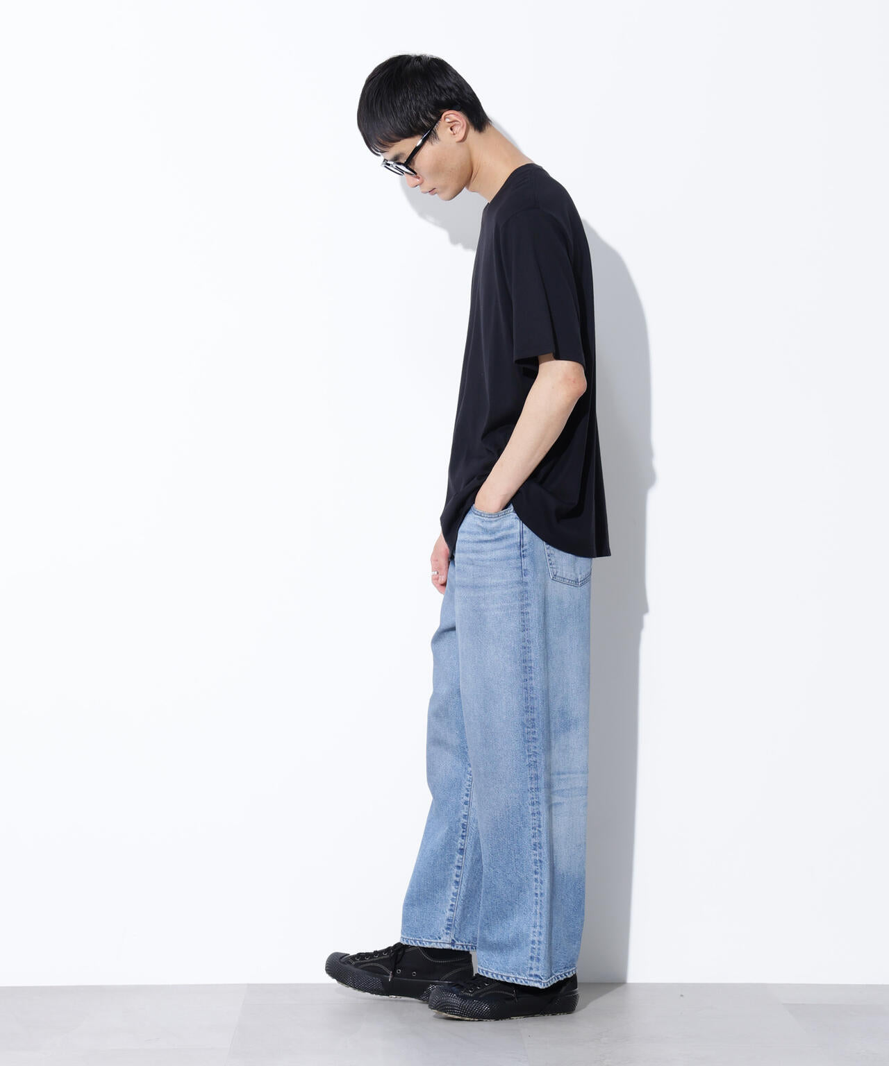 AUTHENコラボ SILKNIZED DENIM ワイドレッグ(セットアップ可) 6685227216