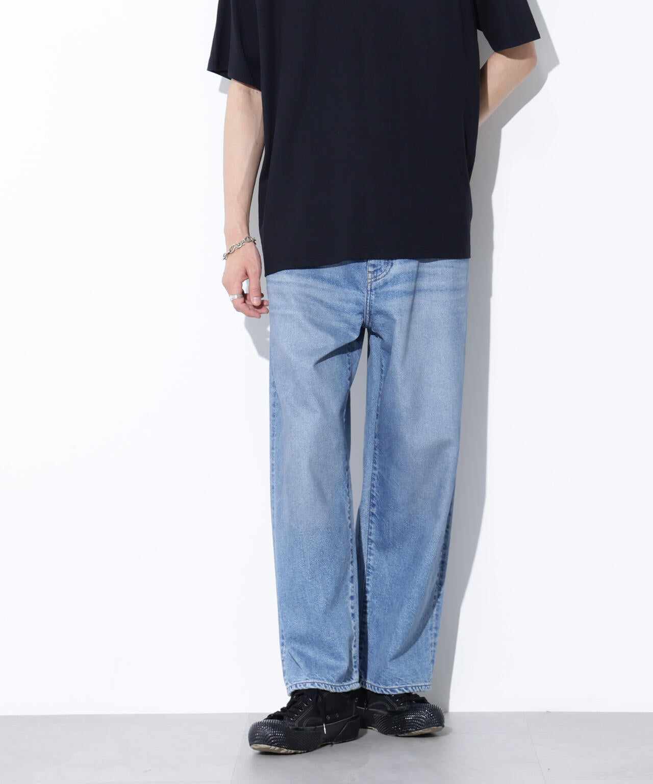 AUTHENコラボ SILKNIZED DENIM ワイドレッグ(セットアップ可) 6685227216