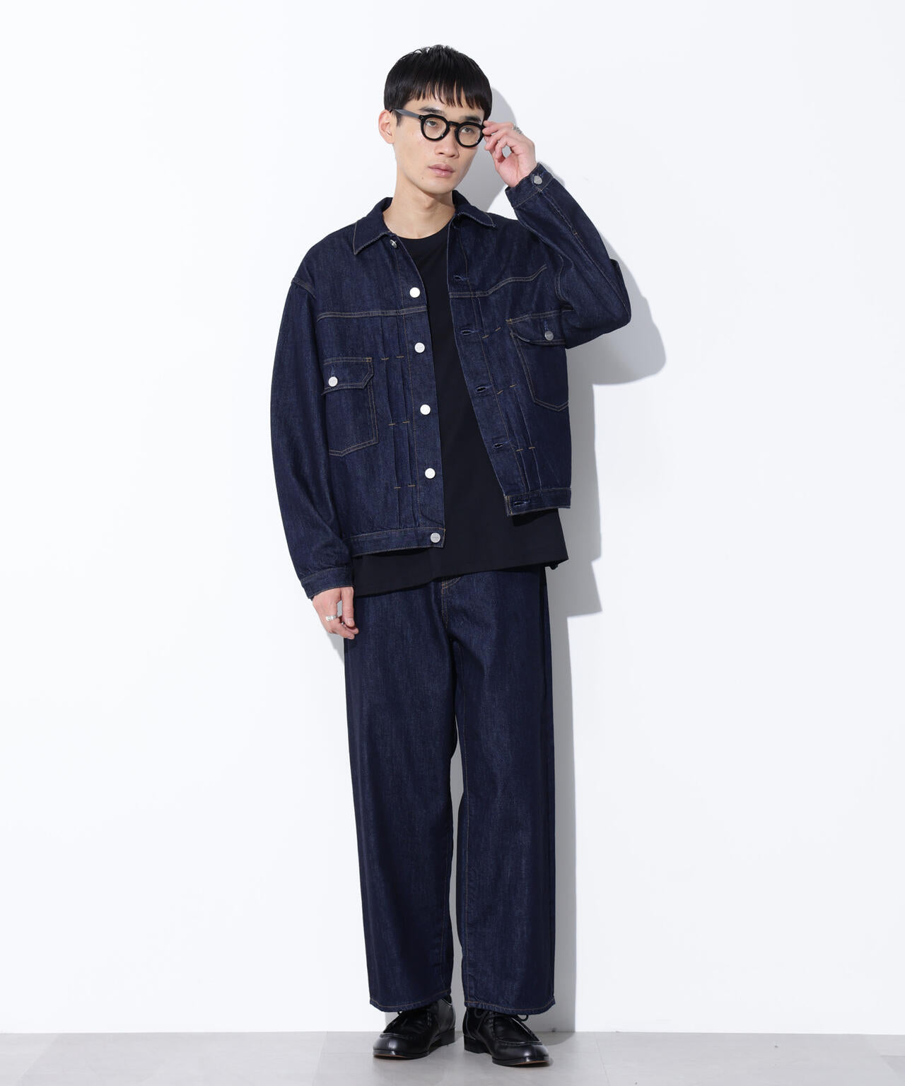 AUTHENコラボ SILKNIZED DENIM ワイドレッグ(セットアップ可) 6685227216