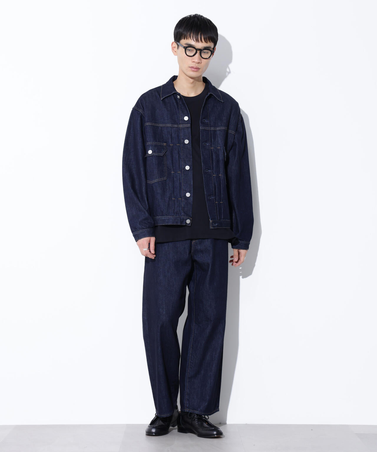 AUTHENコラボ SILKNIZED DENIM ワイドレッグ(セットアップ可) 6685227216