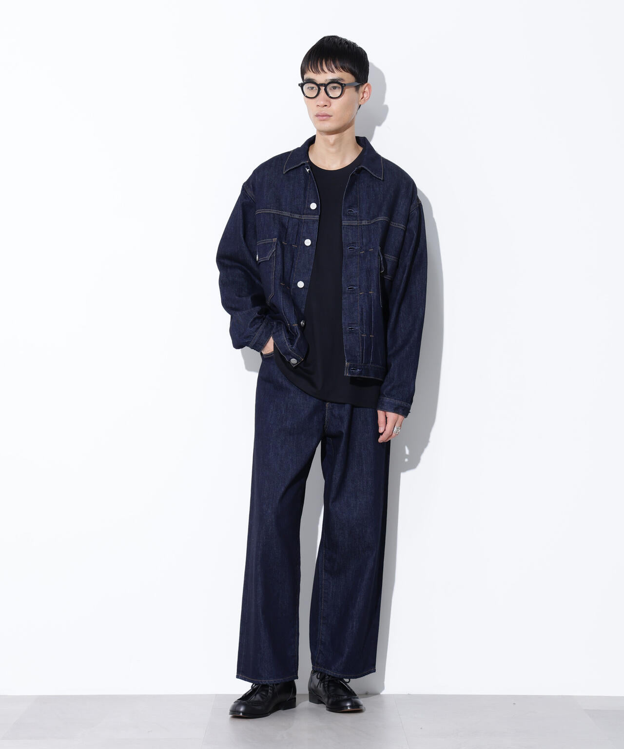 AUTHENコラボ SILKNIZED DENIM ワイドレッグ(セットアップ可) 6685227216