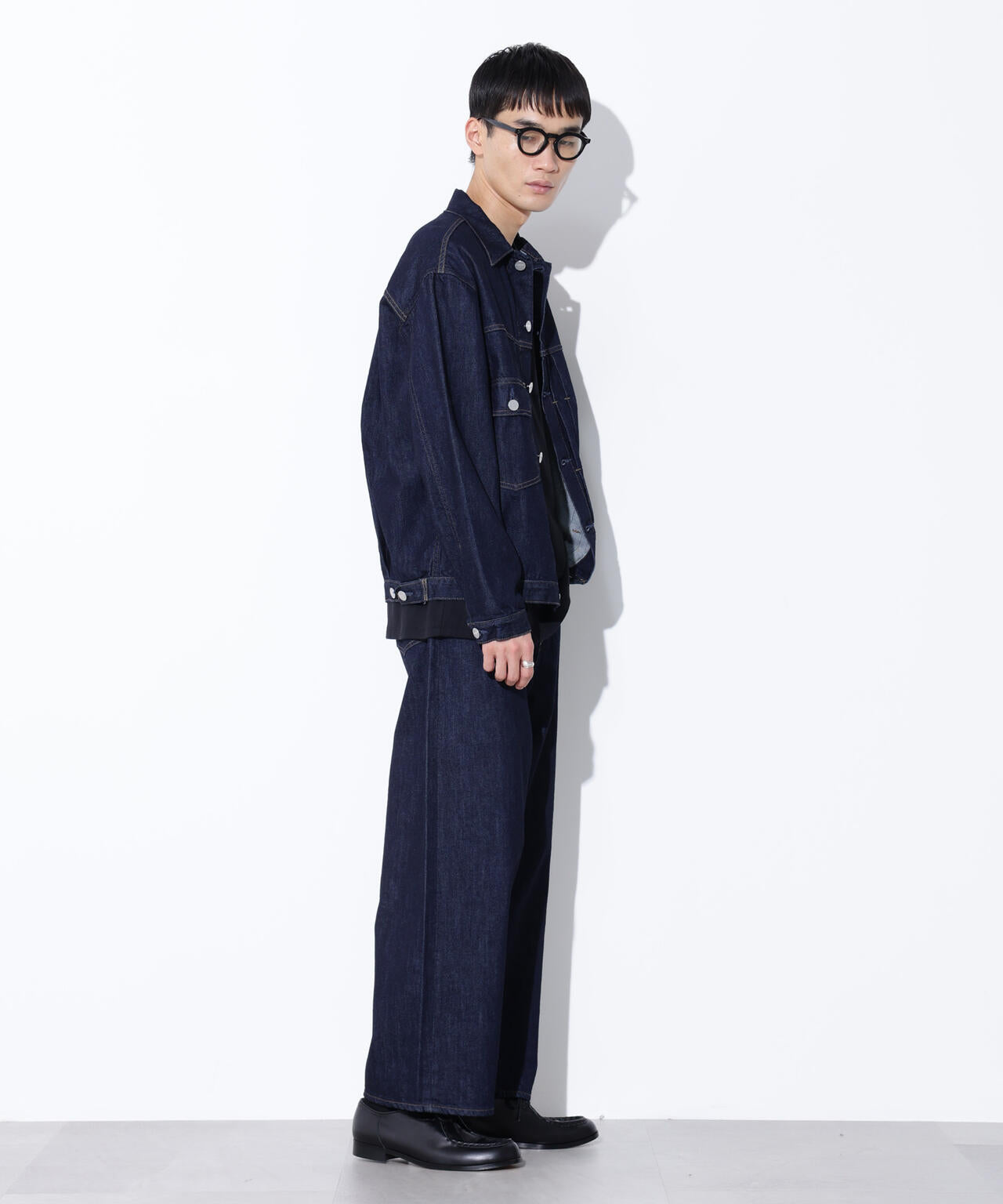 AUTHENコラボ SILKNIZED DENIM ワイドレッグ(セットアップ可) 6685227216