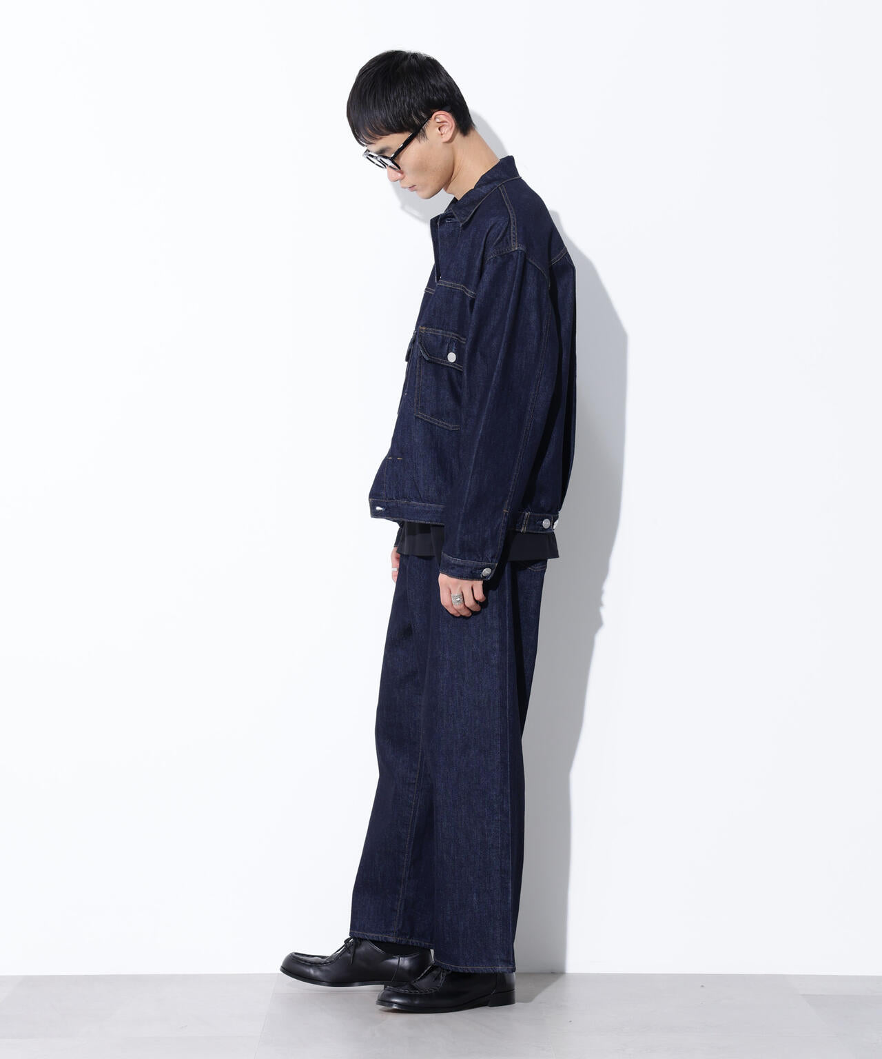AUTHENコラボ SILKNIZED DENIM ワイドレッグ(セットアップ可) 6685227216