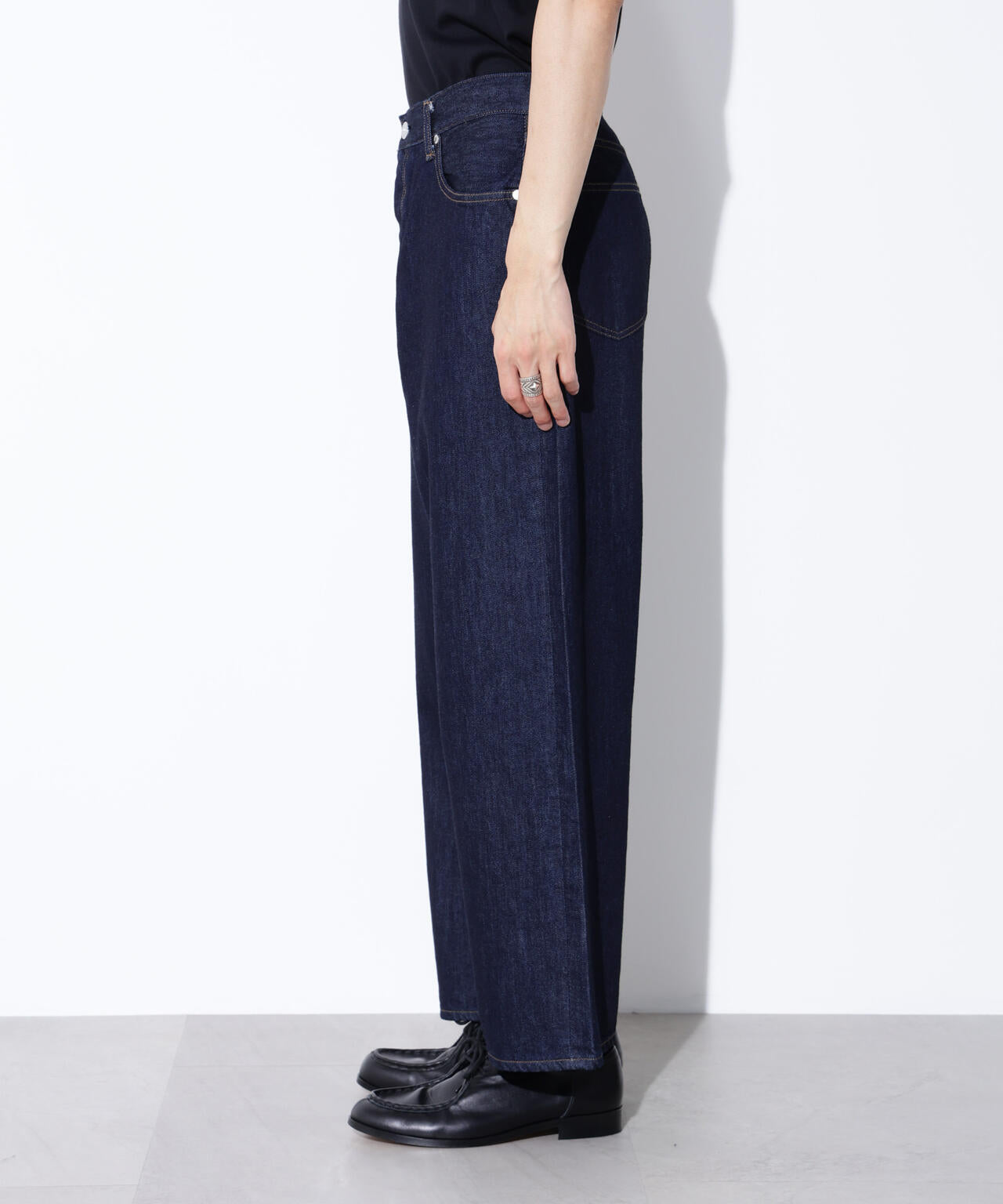 AUTHENコラボ SILKNIZED DENIM ワイドレッグ(セットアップ可) 6685227216