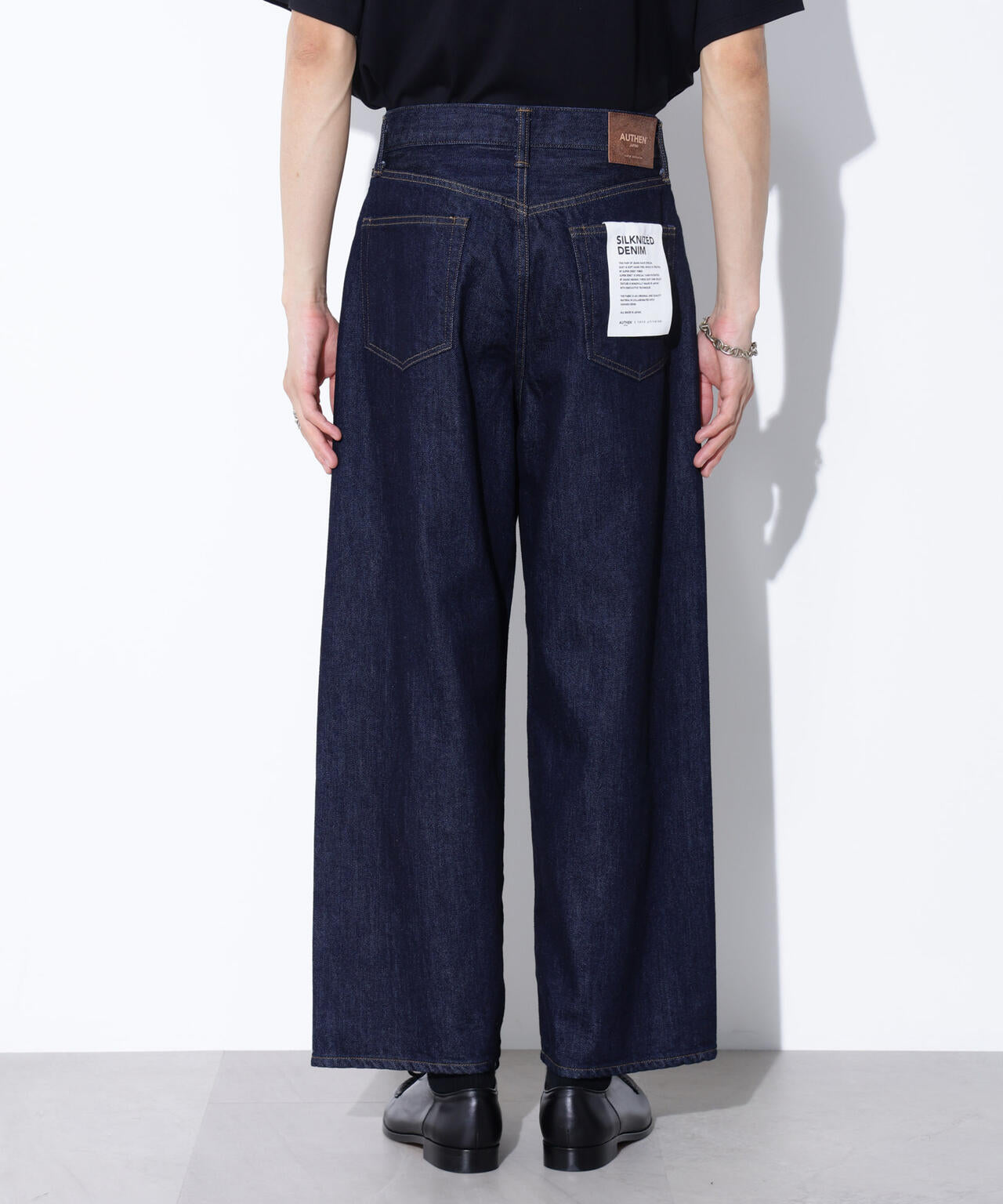 AUTHENコラボ SILKNIZED DENIM ワイドレッグ(セットアップ可) 6685227216