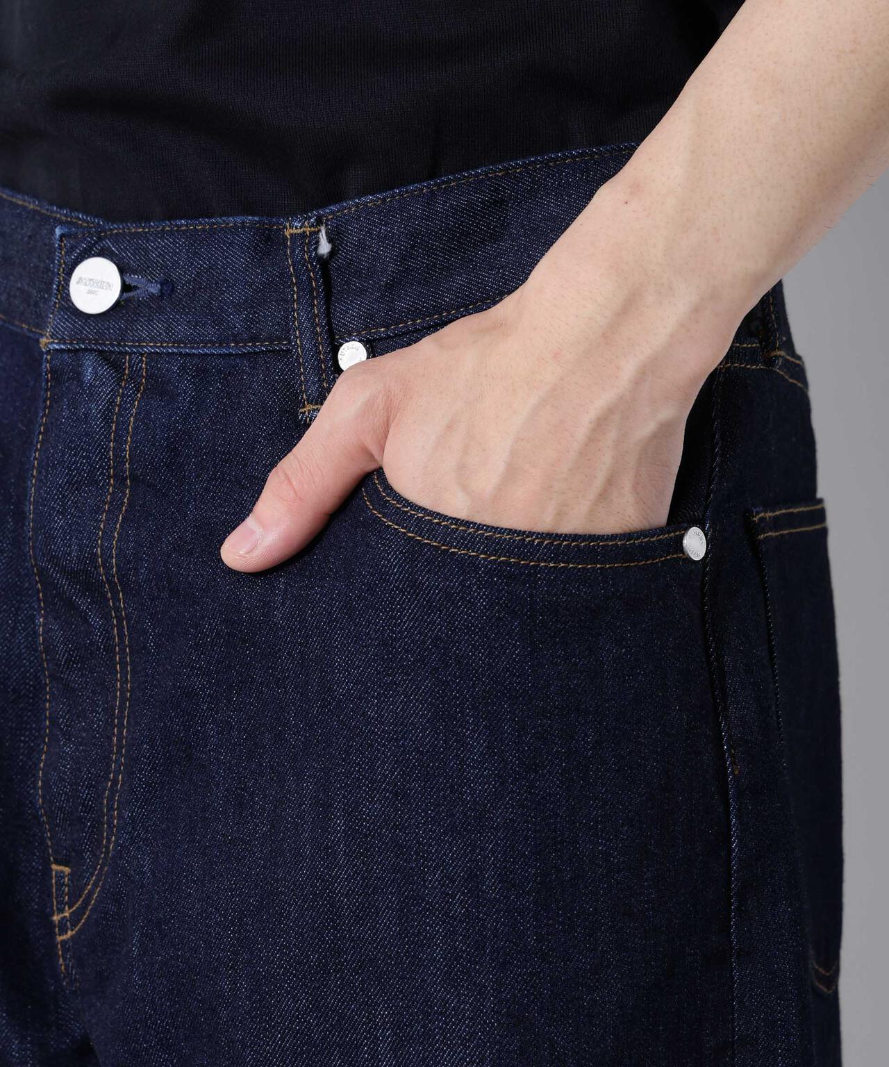 AUTHENコラボ SILKNIZED DENIM ワイドレッグ(セットアップ可) 6685227216