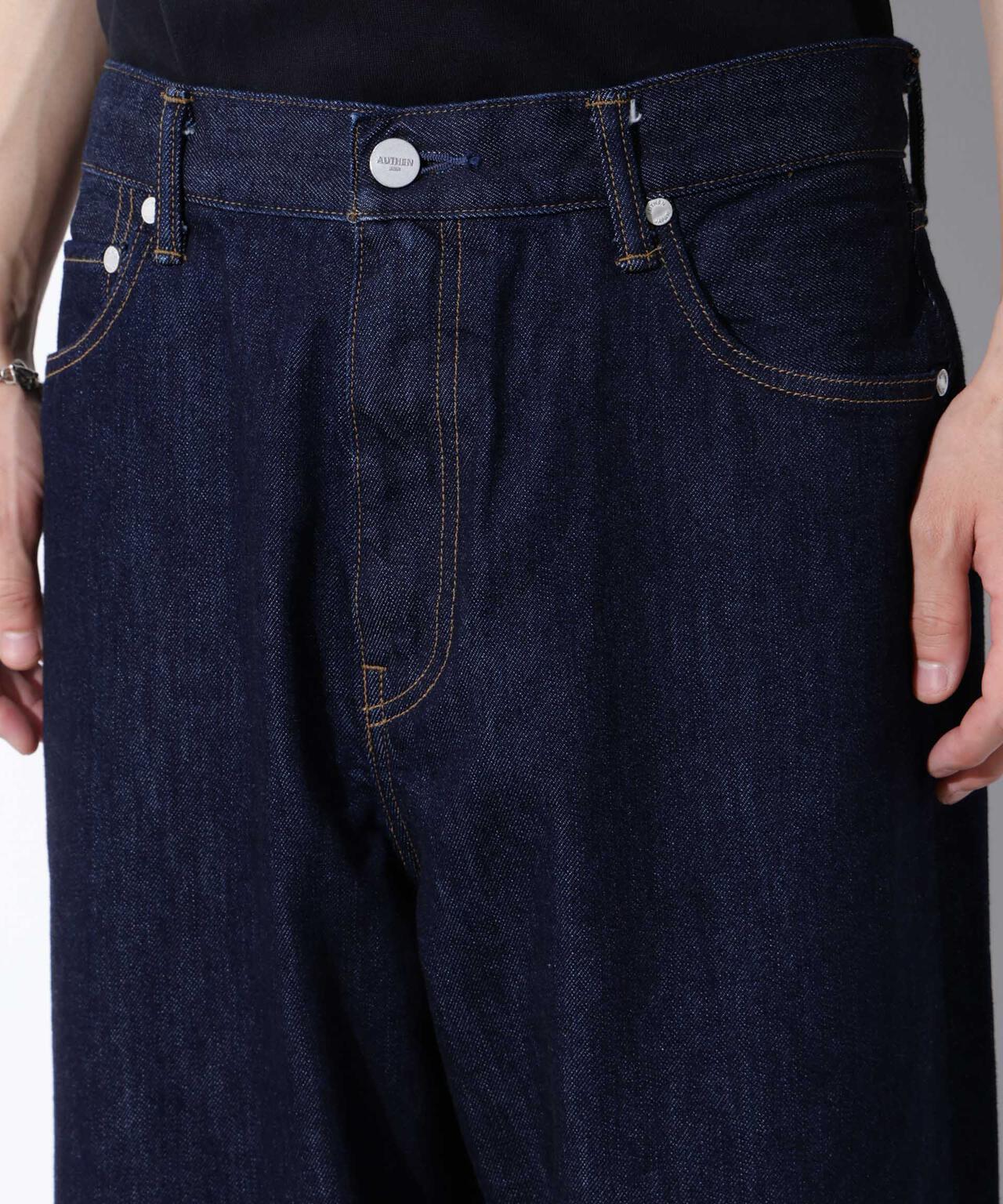 AUTHENコラボ SILKNIZED DENIM ワイドレッグ(セットアップ可) 6685227216