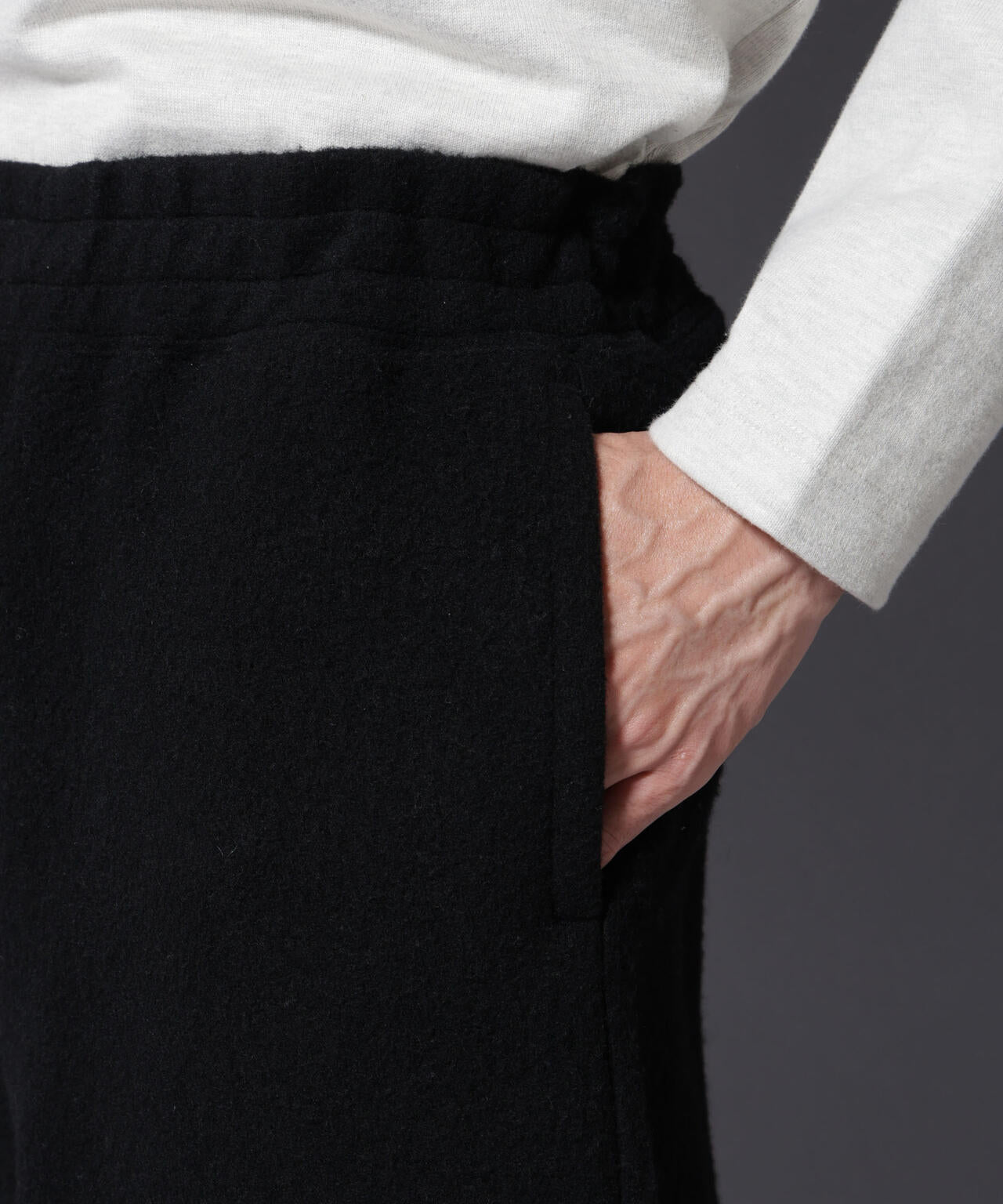 MIYATA×NANO JAPANMADE ウールコットンイージーパンツ 6685227227