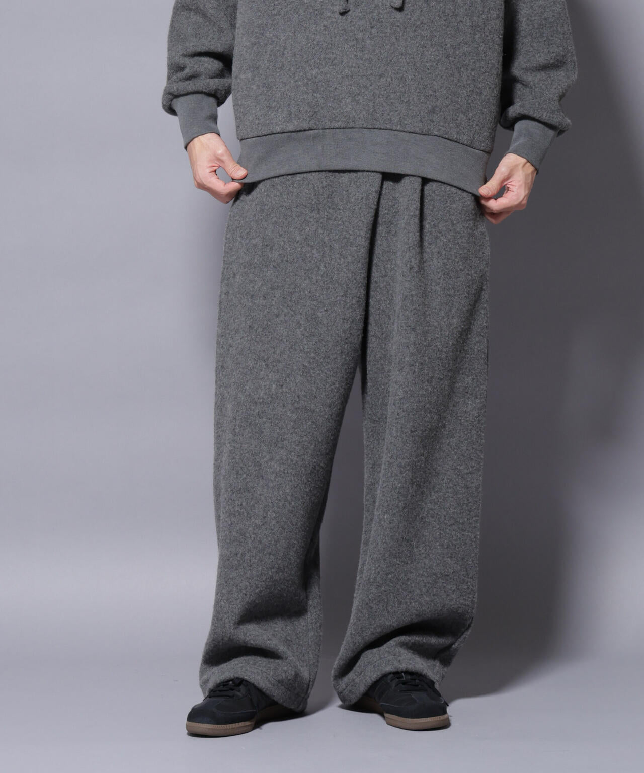 MIYATA×NANO JAPANMADE ウールコットンイージーパンツ