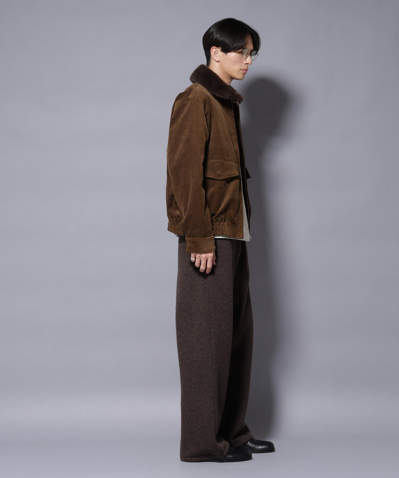 MIYATA×NANO JAPANMADE ウールコットンイージーパンツ 6685227227