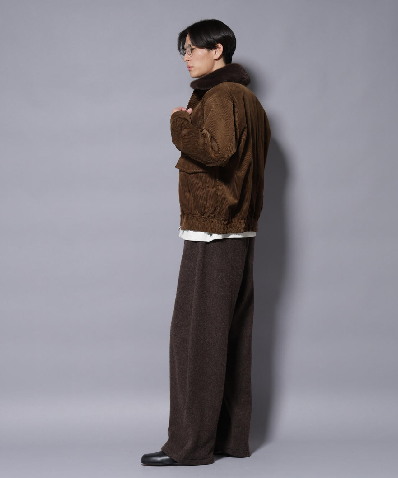 MIYATA×NANO JAPANMADE ウールコットンイージーパンツ 6685227227