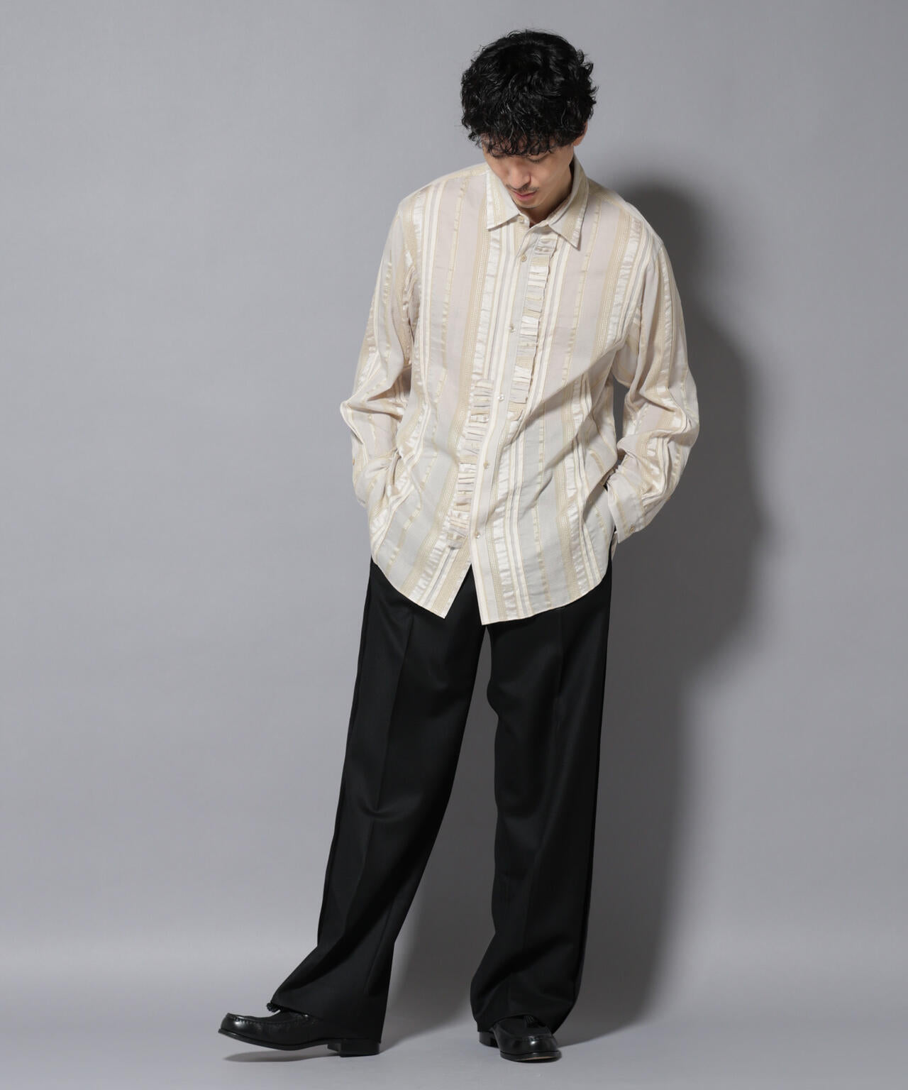 「ASSEMBLANC」インサイドアウトセレモニーパンツ 6685227241