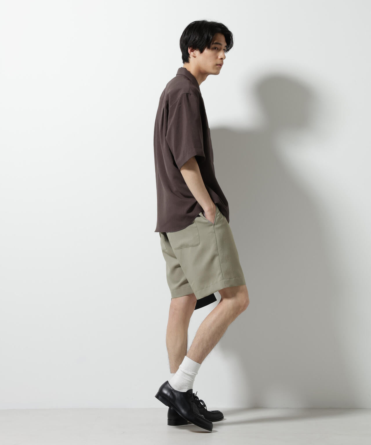 メランジドライイージーショートパンツ(セットアップ可) 6685228201