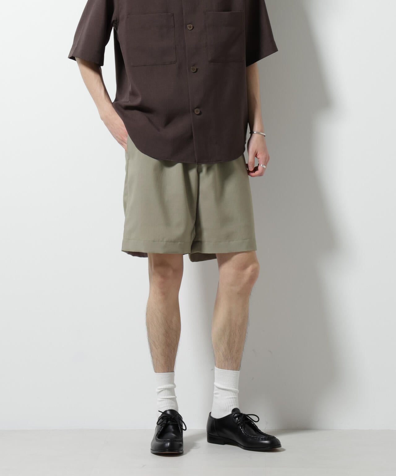 メランジドライイージーショートパンツ(セットアップ可) 6685228201