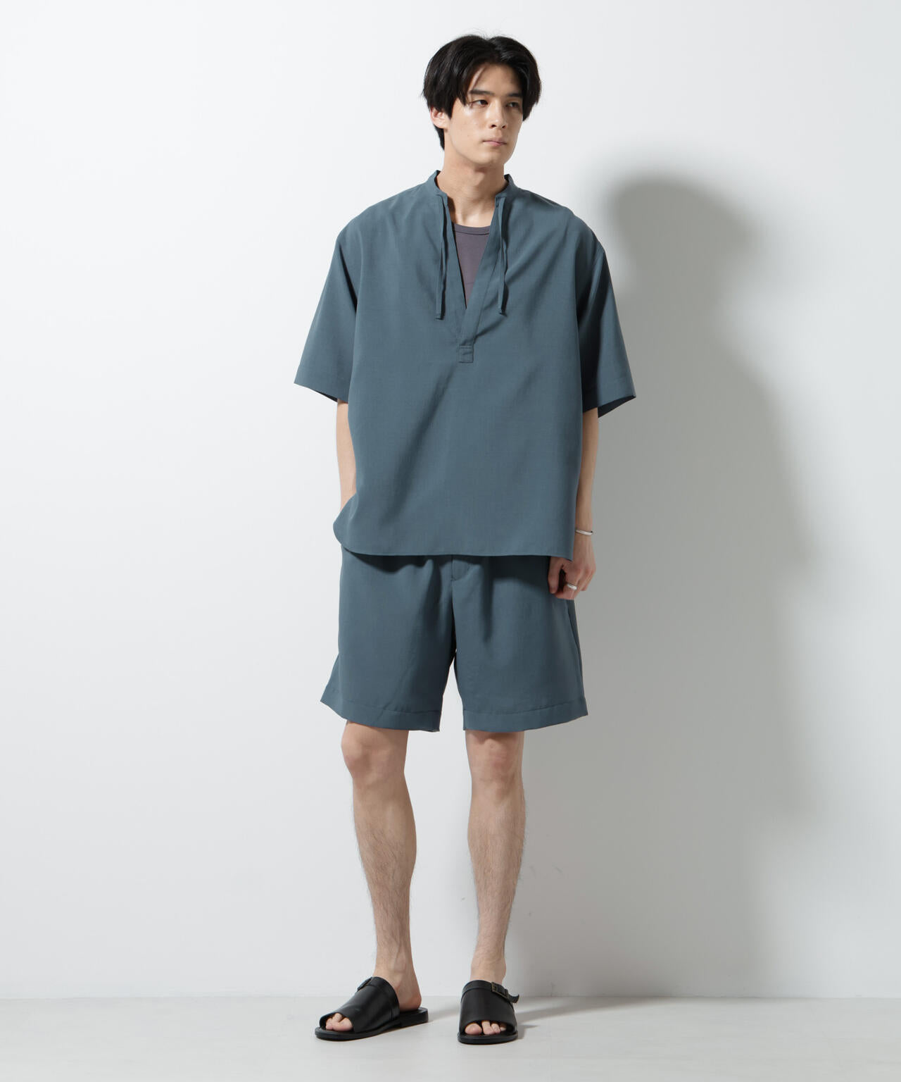 メランジドライイージーショートパンツ(セットアップ可) 6685228201