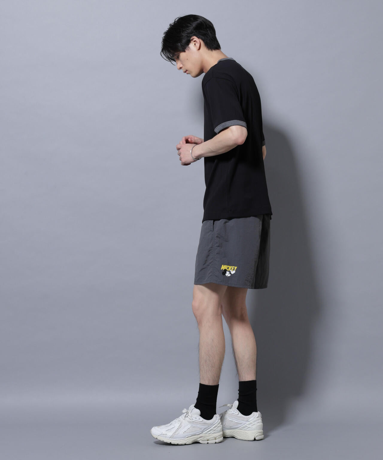 「NJ/CLUB」 ミッキーマウス/ナイロンショーツ 6685228202