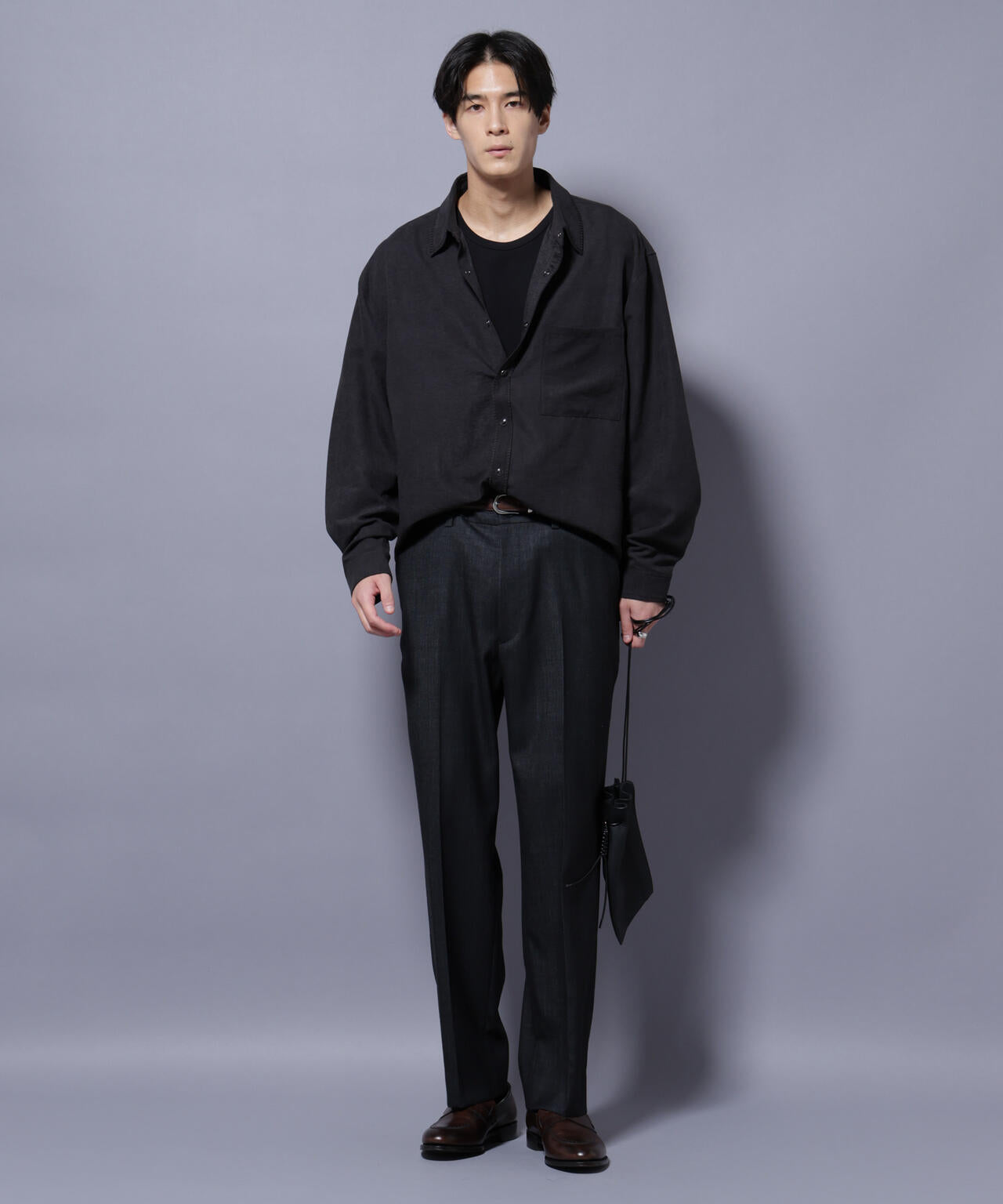 「N TROUSERS PREMIUM」ウールデニムストレートパンツ/STRETCH(セットアップ可) 6685229202