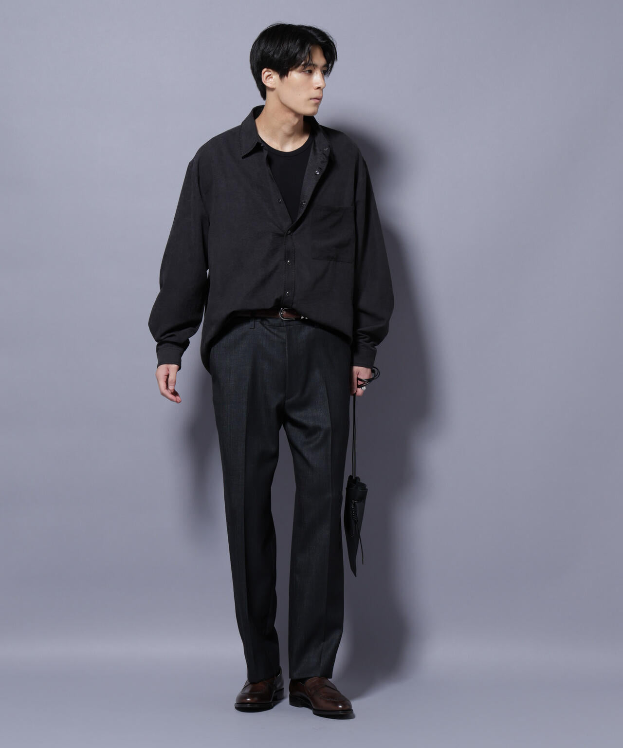 「N TROUSERS PREMIUM」ウールデニムストレートパンツ/STRETCH(セットアップ可) 6685229202