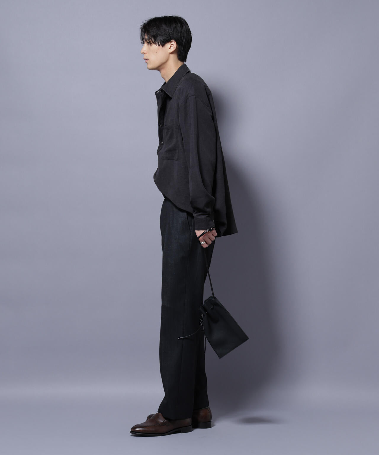 「N TROUSERS PREMIUM」ウールデニムストレートパンツ/STRETCH(セットアップ可) 6685229202