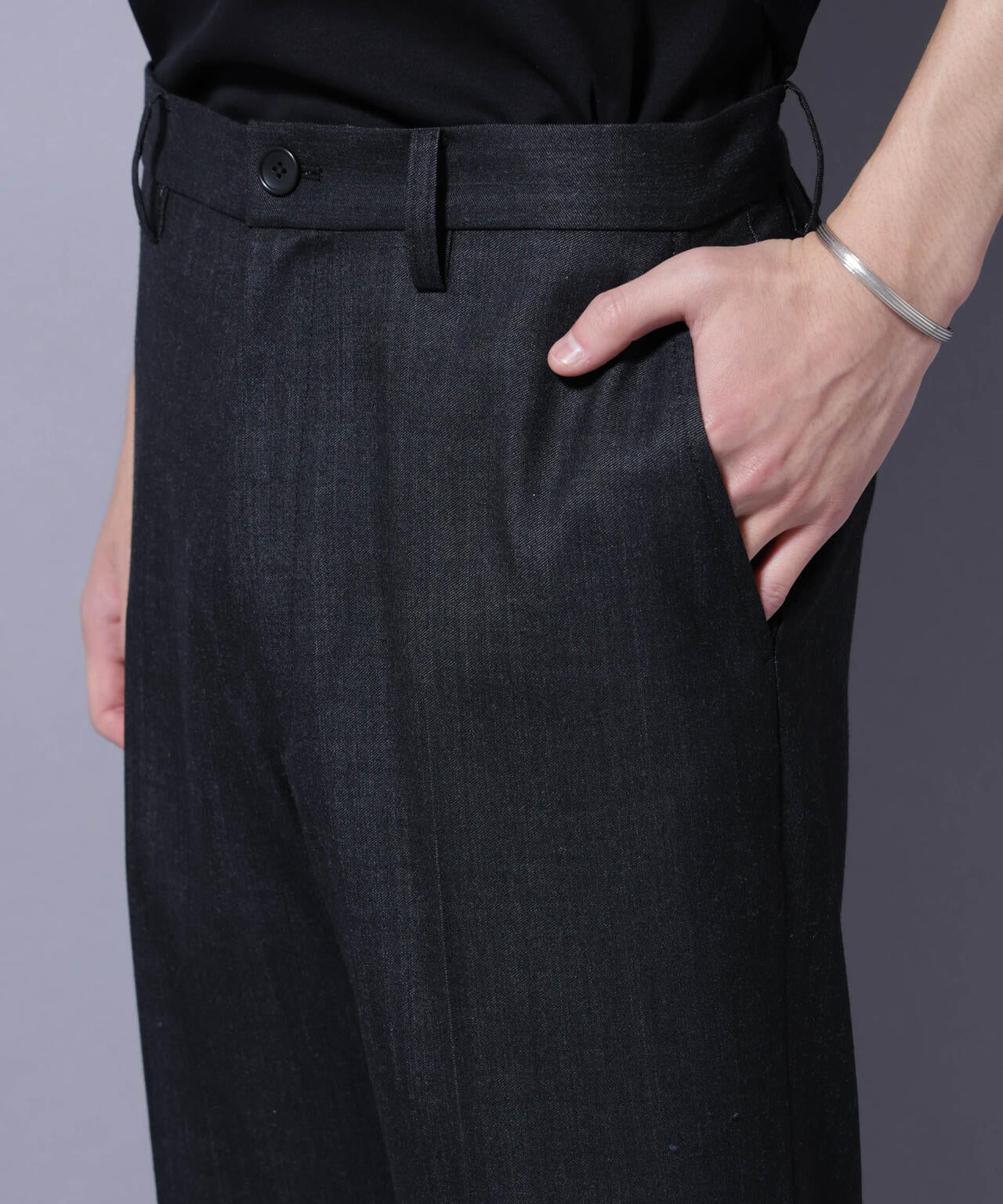 「N TROUSERS PREMIUM」ウールデニムストレートパンツ/STRETCH(セットアップ可) 6685229202