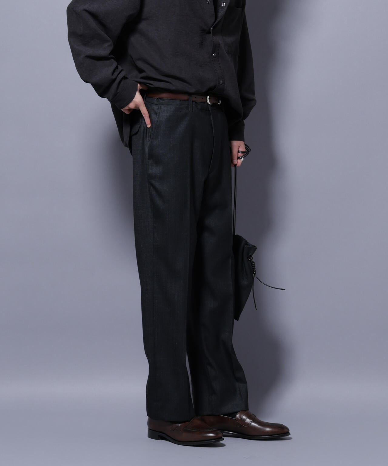 「N TROUSERS PREMIUM」ウールデニムストレートパンツ/STRETCH(セットアップ可) 6685229202