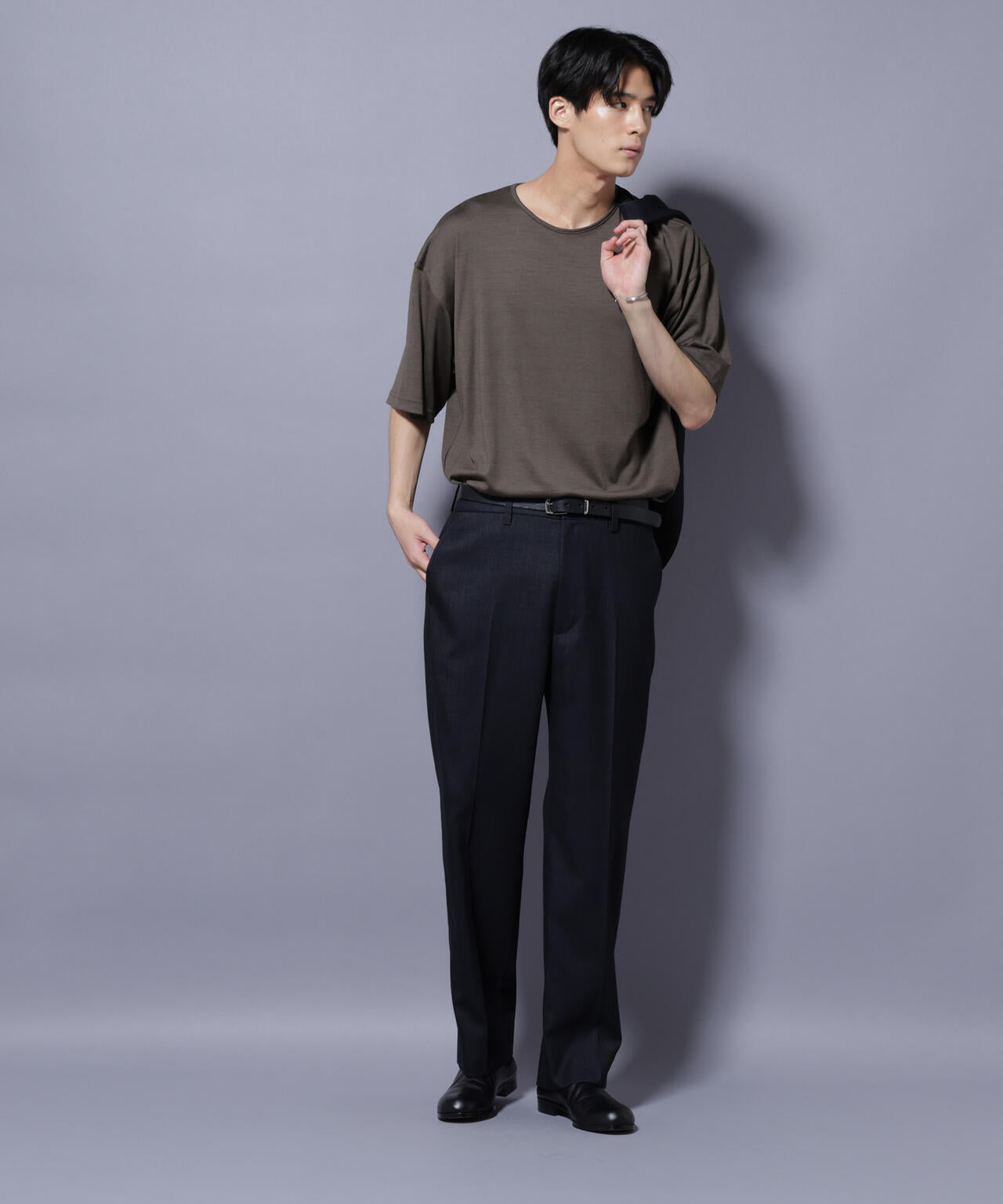 「N TROUSERS PREMIUM」ウールデニムストレートパンツ/STRETCH(セットアップ可) 6685229202