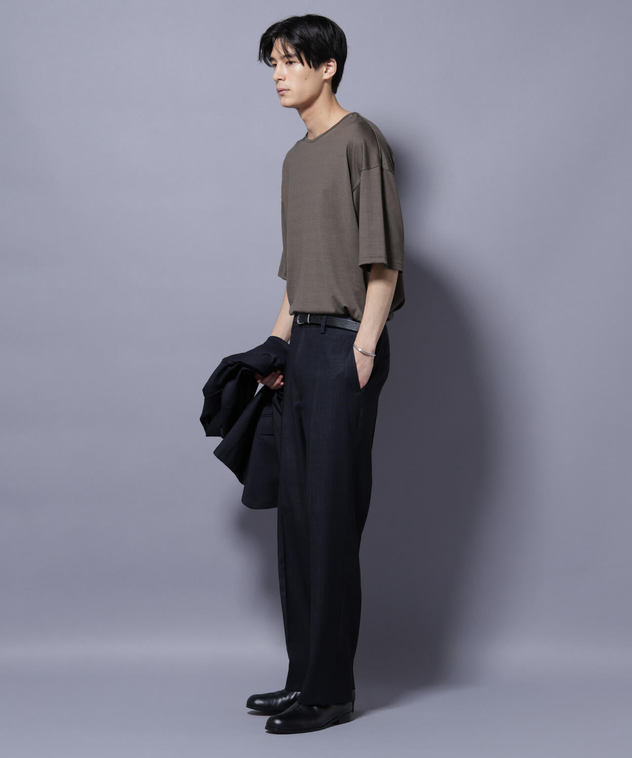 「N TROUSERS PREMIUM」ウールデニムストレートパンツ/STRETCH(セットアップ可) 6685229202